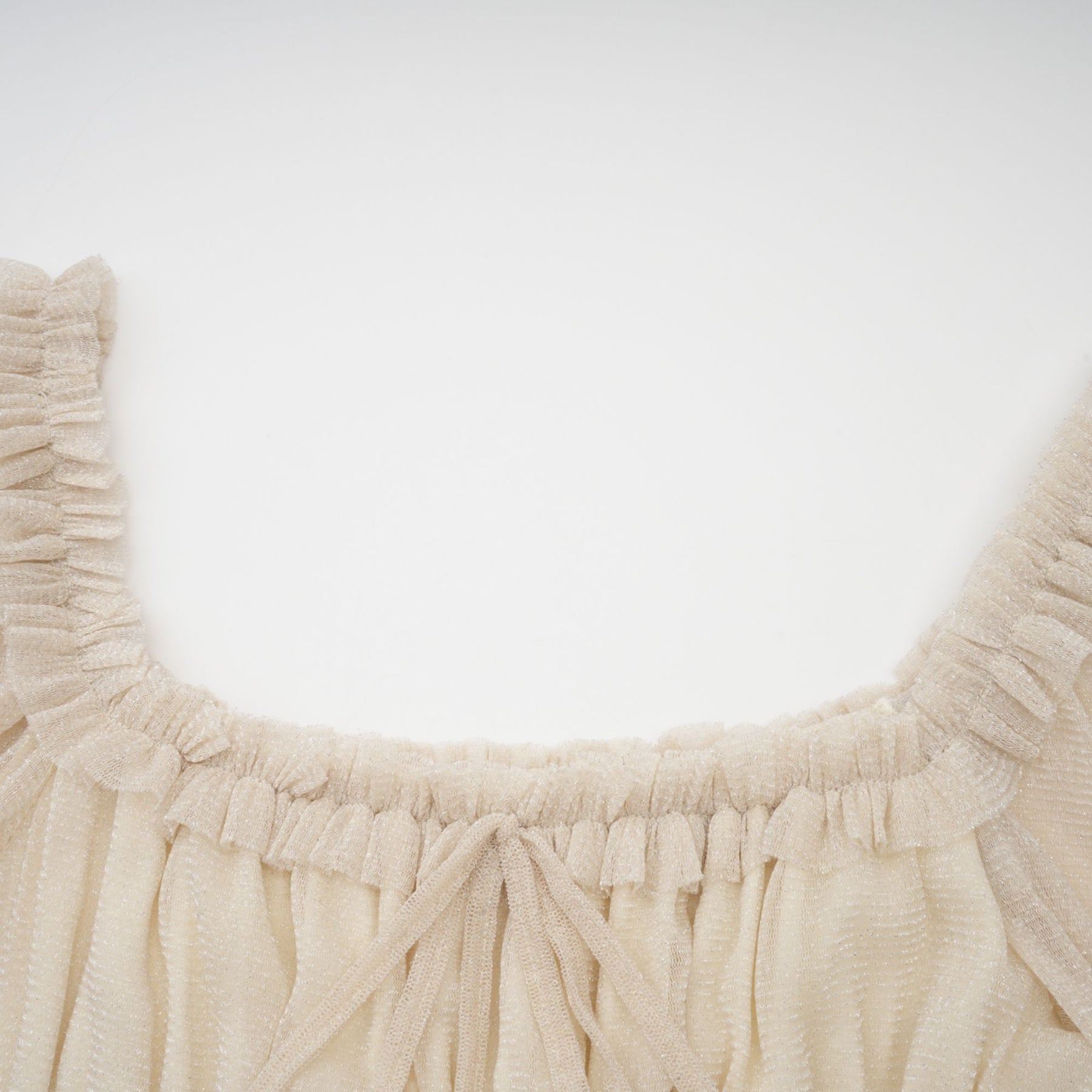 Leslie Metallic Threading Midi Dress in Neutrals