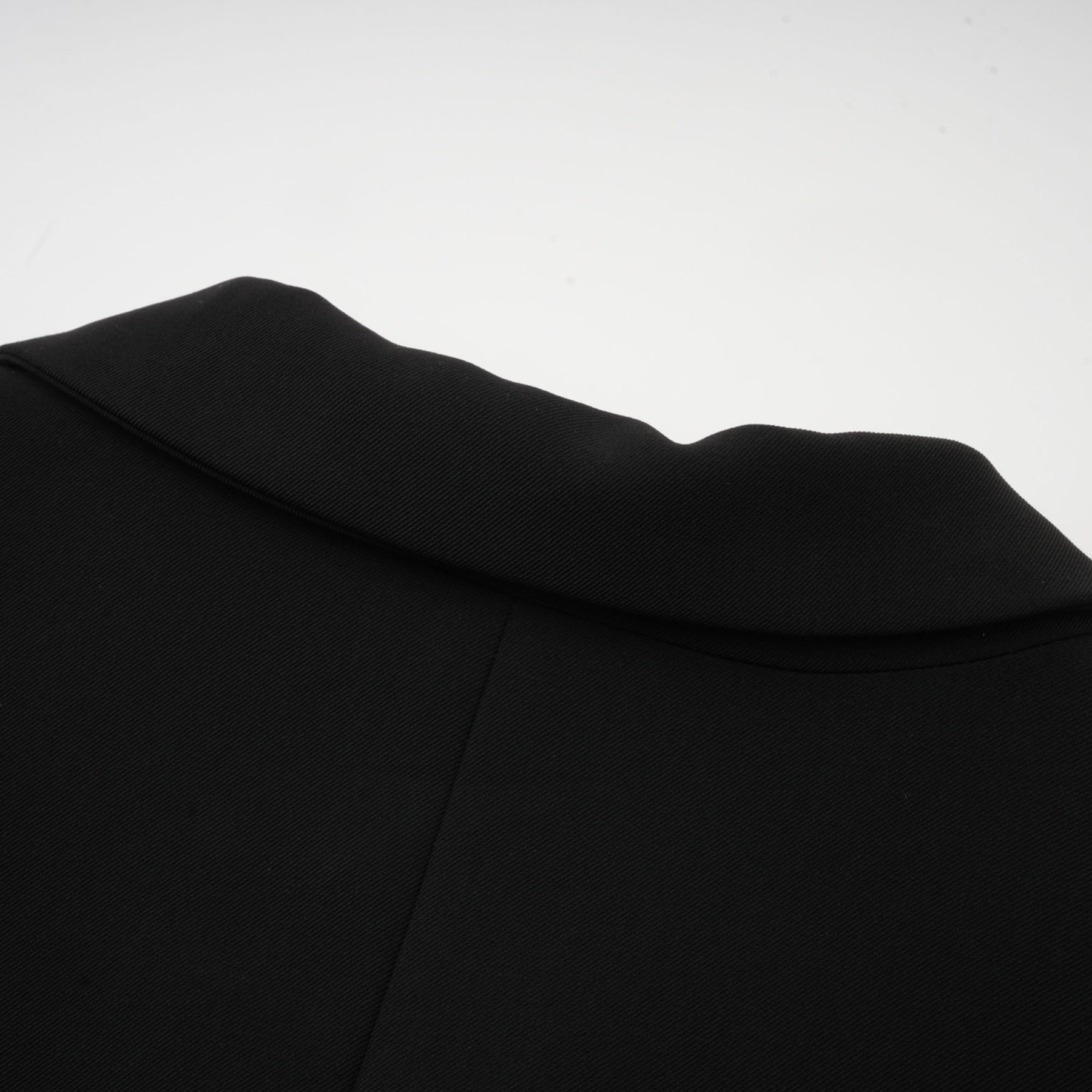 Letizia Blazer in Black Thigh Length Single Breasted Dress