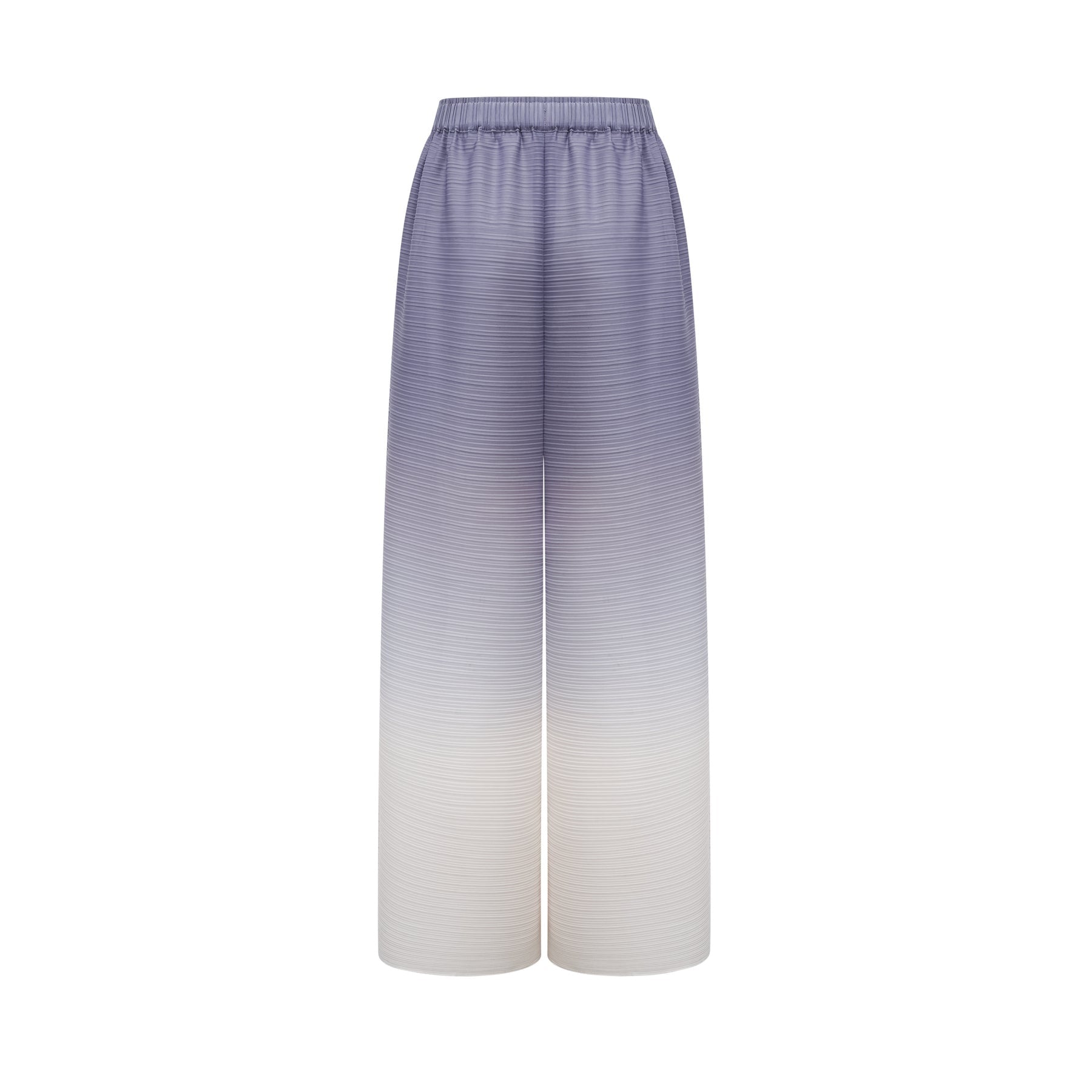 Letizia Blouse & Trousers Purple Gradient Wrinkled Set