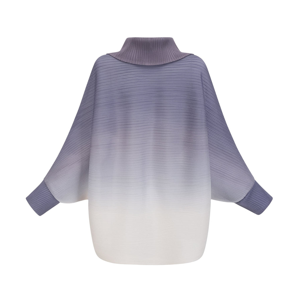 Letizia Blouse & Trousers Purple Gradient Wrinkled Set