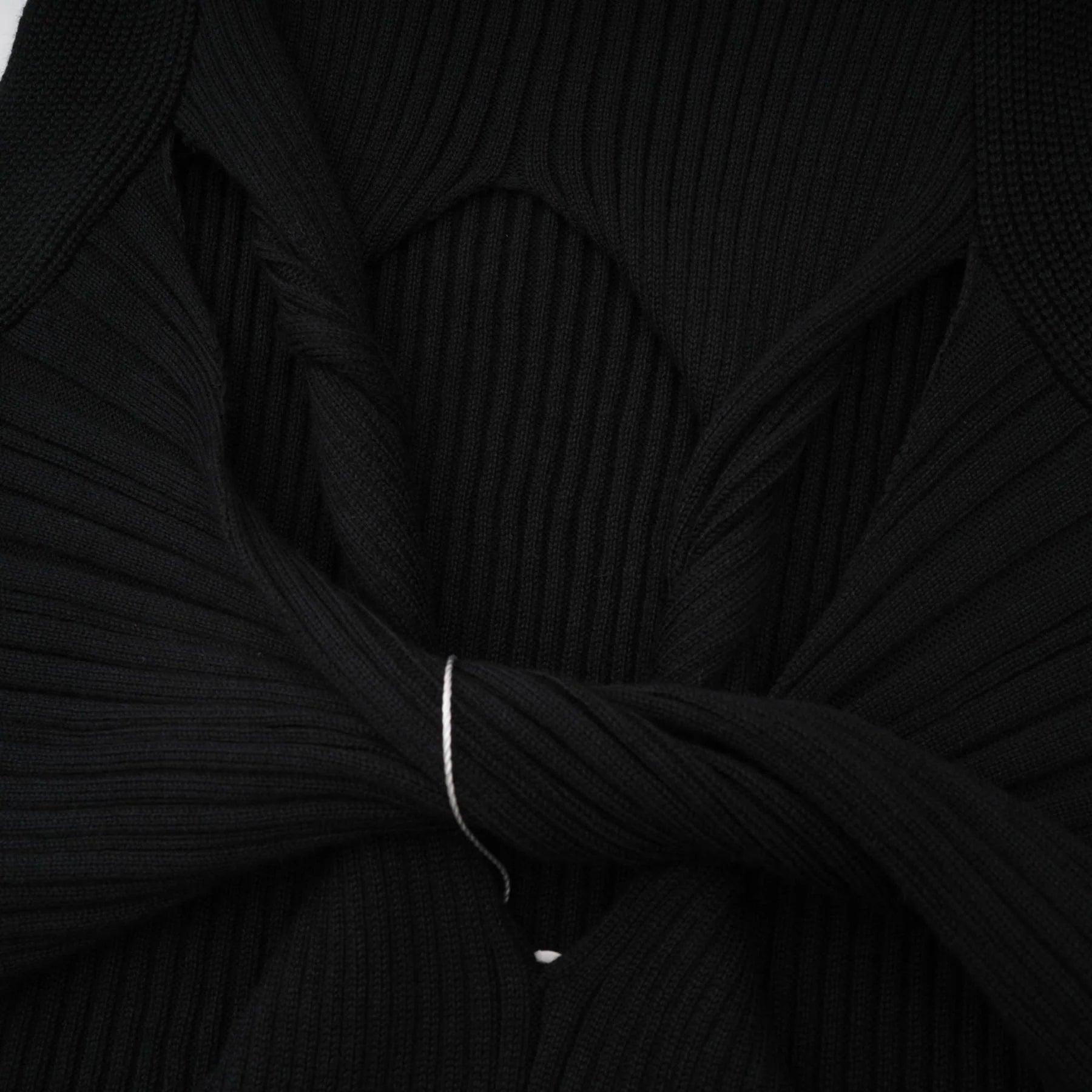 Liana Top Liana Twist Detail High Neck Sleeveless Black Ribbed