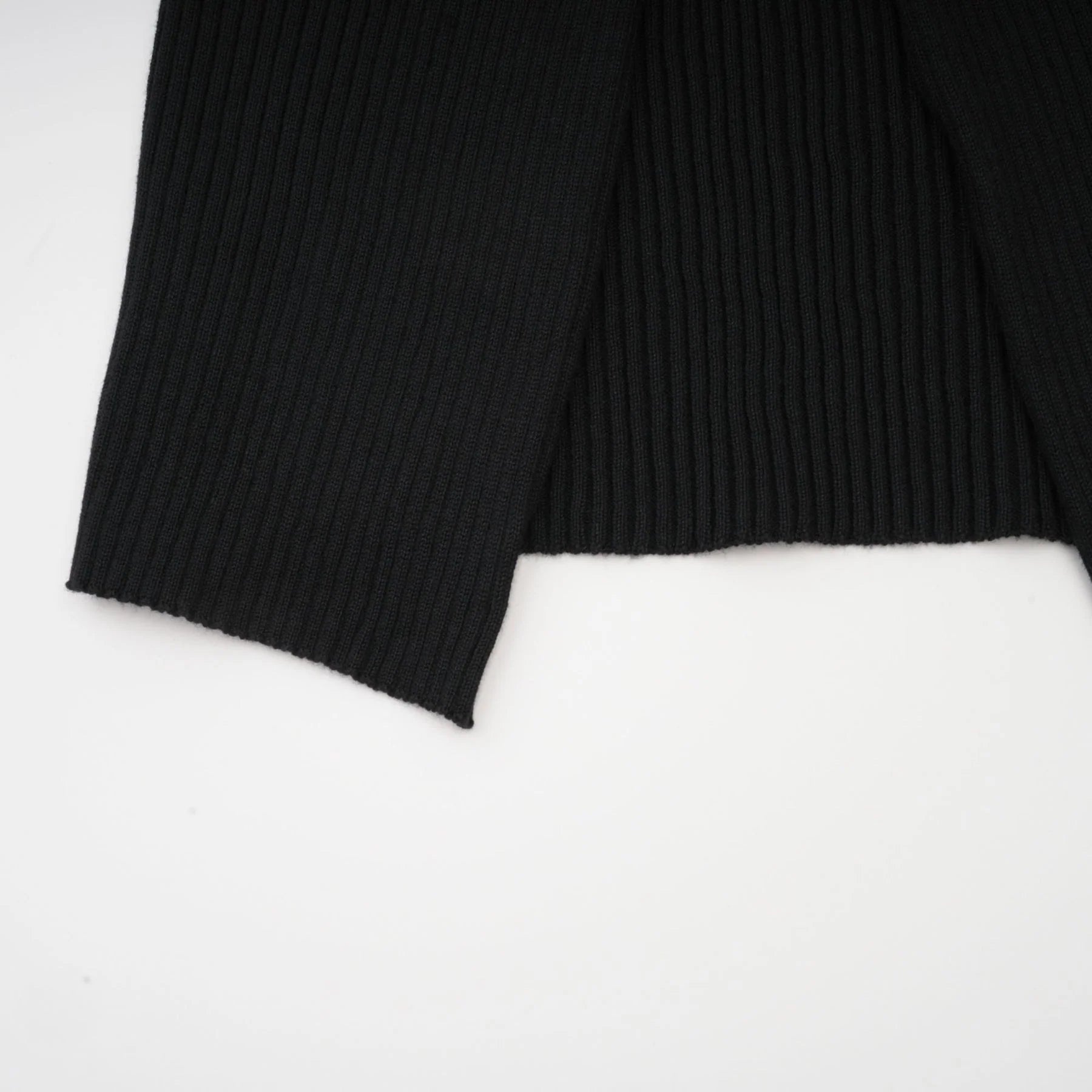 Liana Top Liana Twist Detail High Neck Sleeveless Black Ribbed
