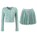 Livia Jacket & Skirt Set - Classic Tailored Design - Hue - Flattering Silhouette - Decorative Pockets - Timeless Chic