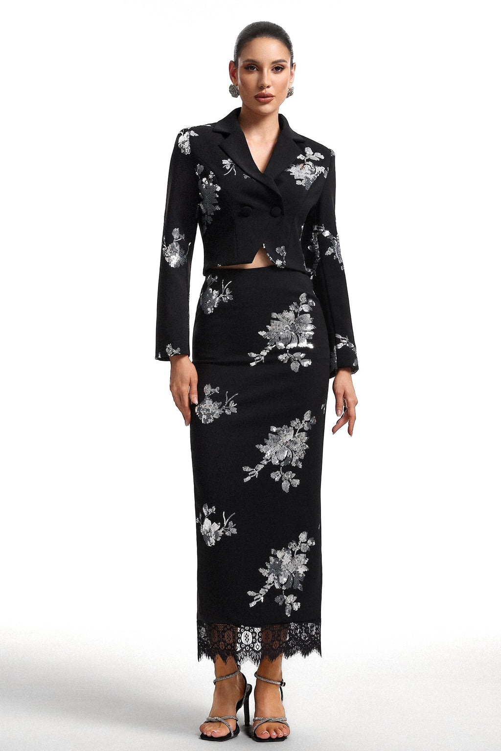 Livia M Stretch Fit Bodycon Dress in Black