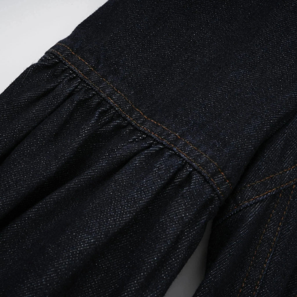Lodovica Mini Dress Dark - Blue Contrast - Stitch Denim