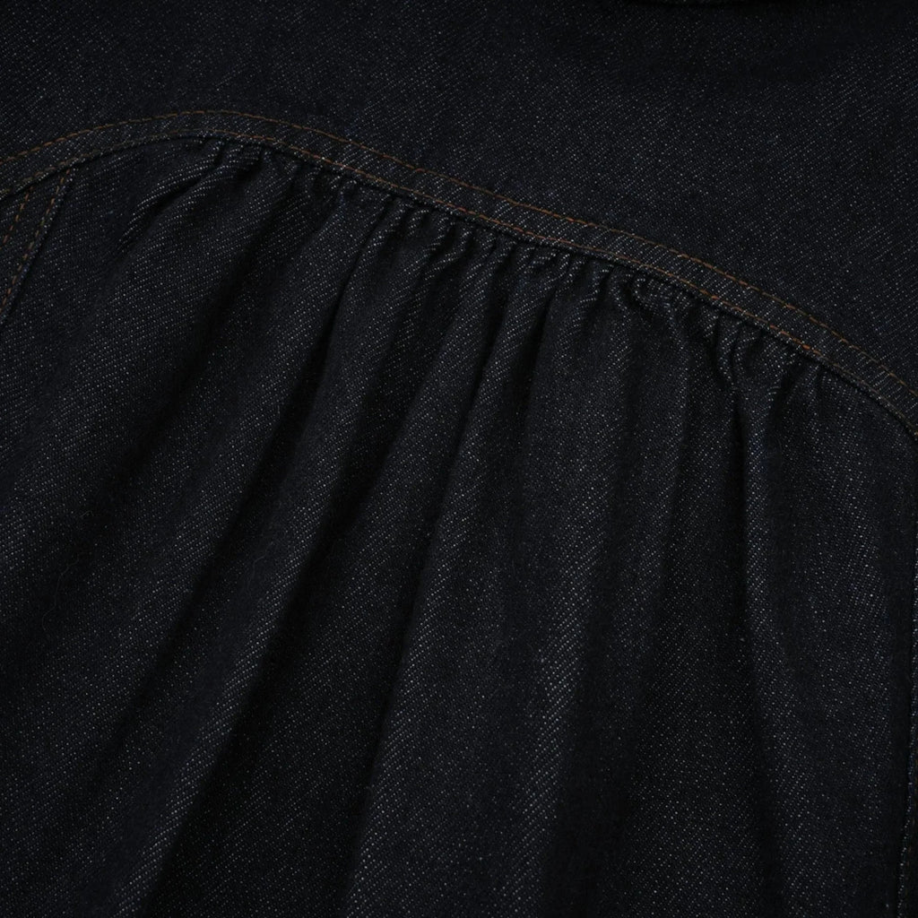 Lodovica Mini Dress Dark - Blue Contrast - Stitch Denim
