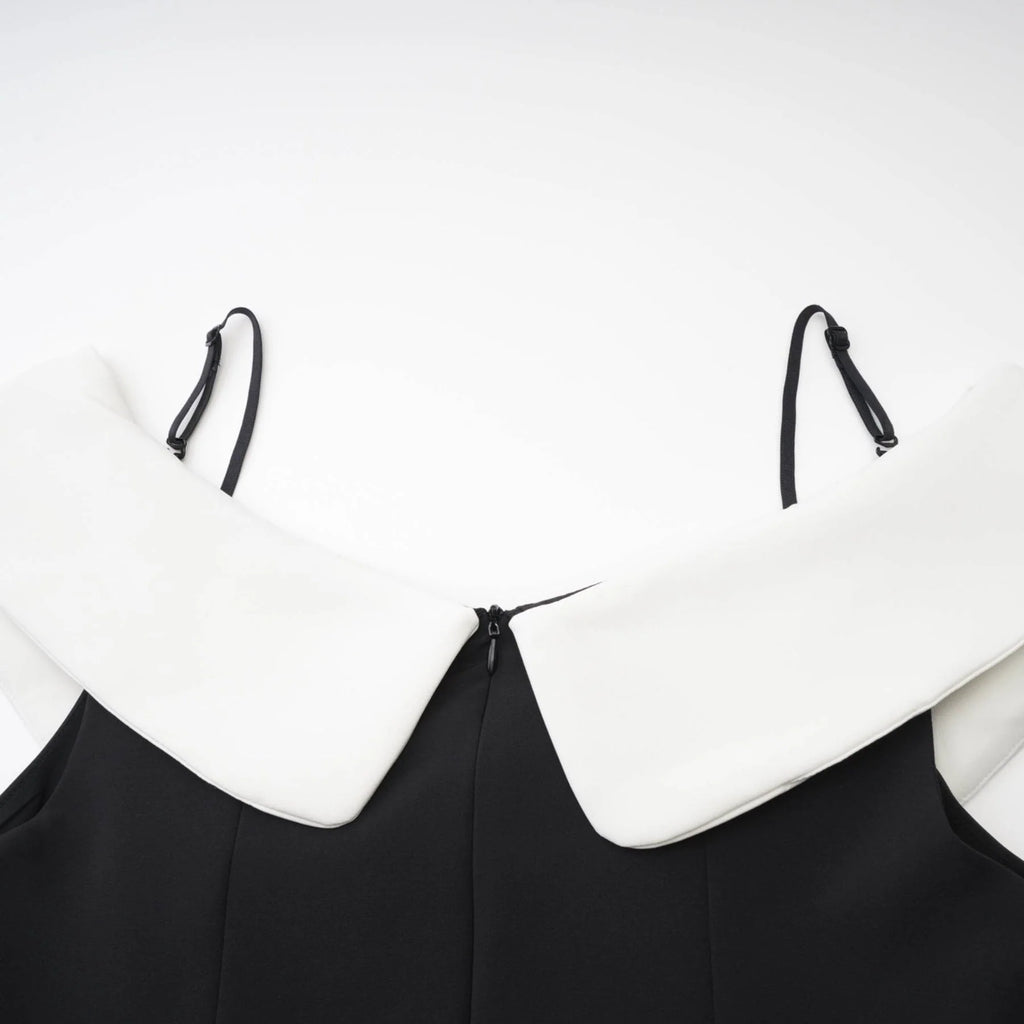 Lodovica Mini Dress Lodovica Reversible Off Shoulder Bowknot Panelled