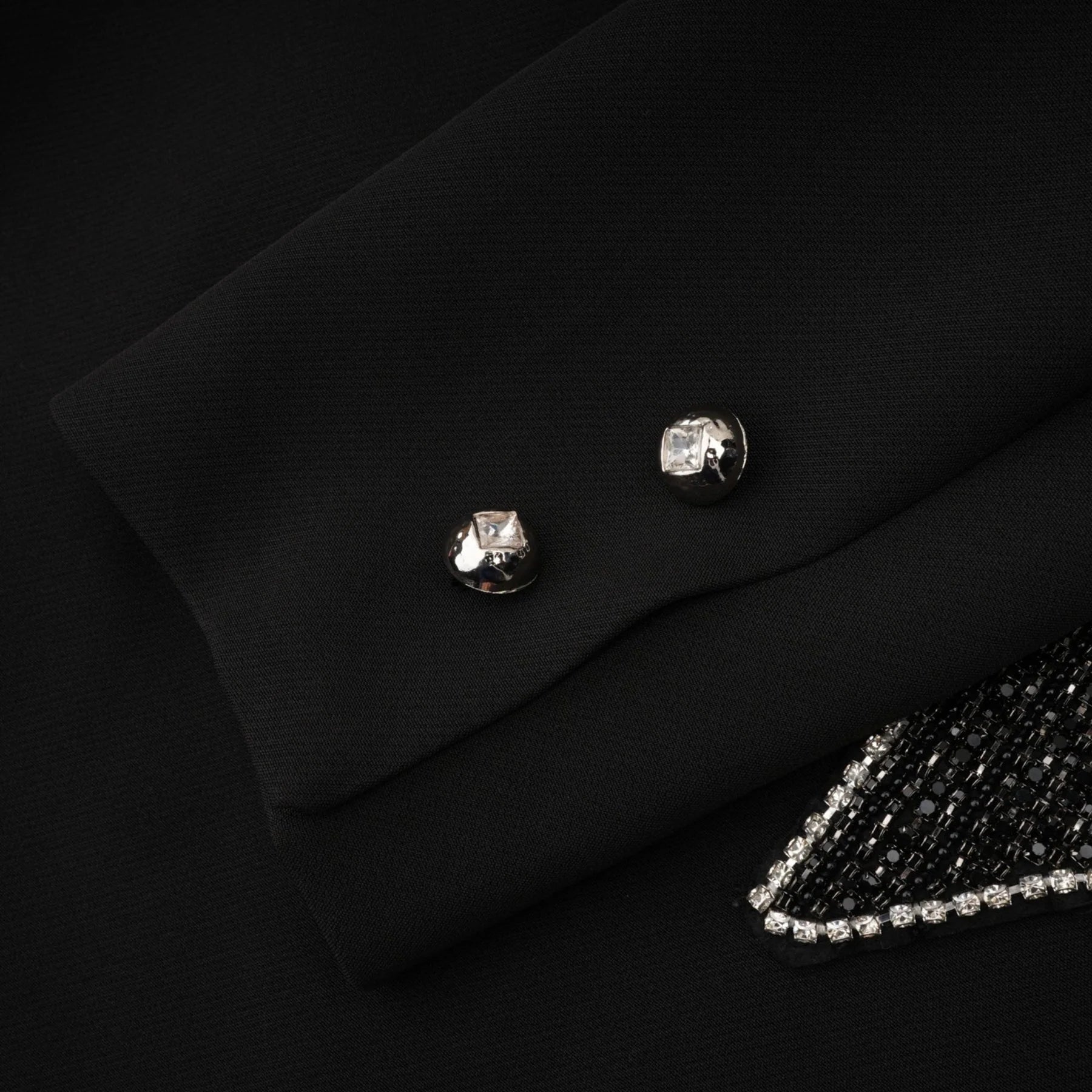 Lola Blazer with Crystal Bow Cut Out