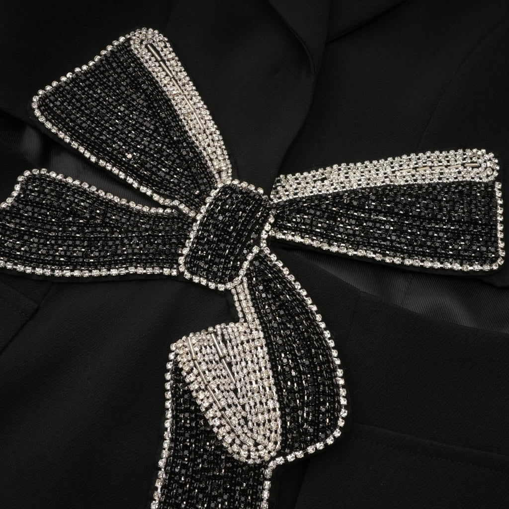 Lola Blazer with Crystal Bow Cut Out