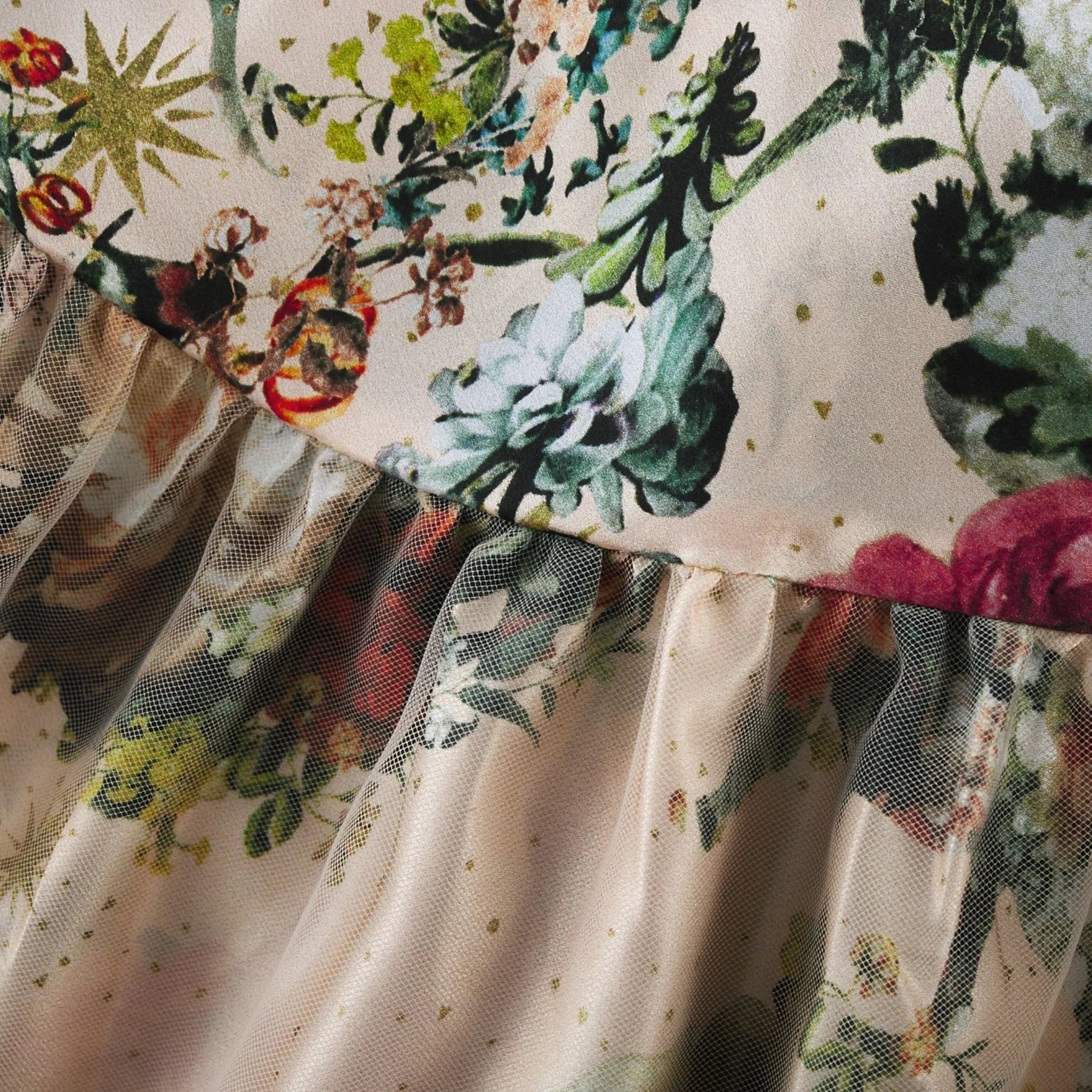 Lola Floral Maxi Dress with Crystal Embellishment