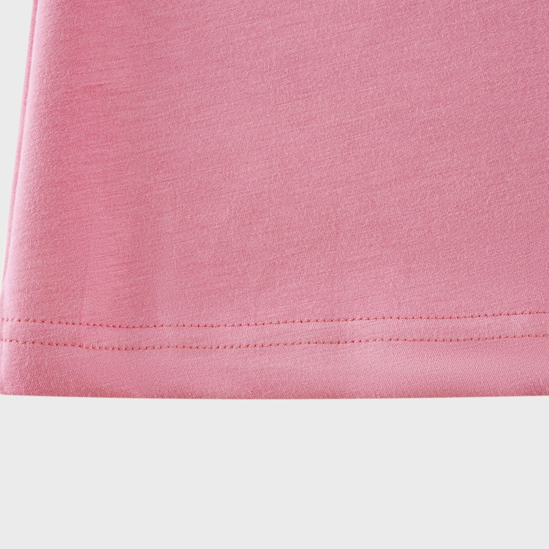 Lola Pink Maxi Dress with Faux - Flower Detail, Bow Neckline and Flounce Hem