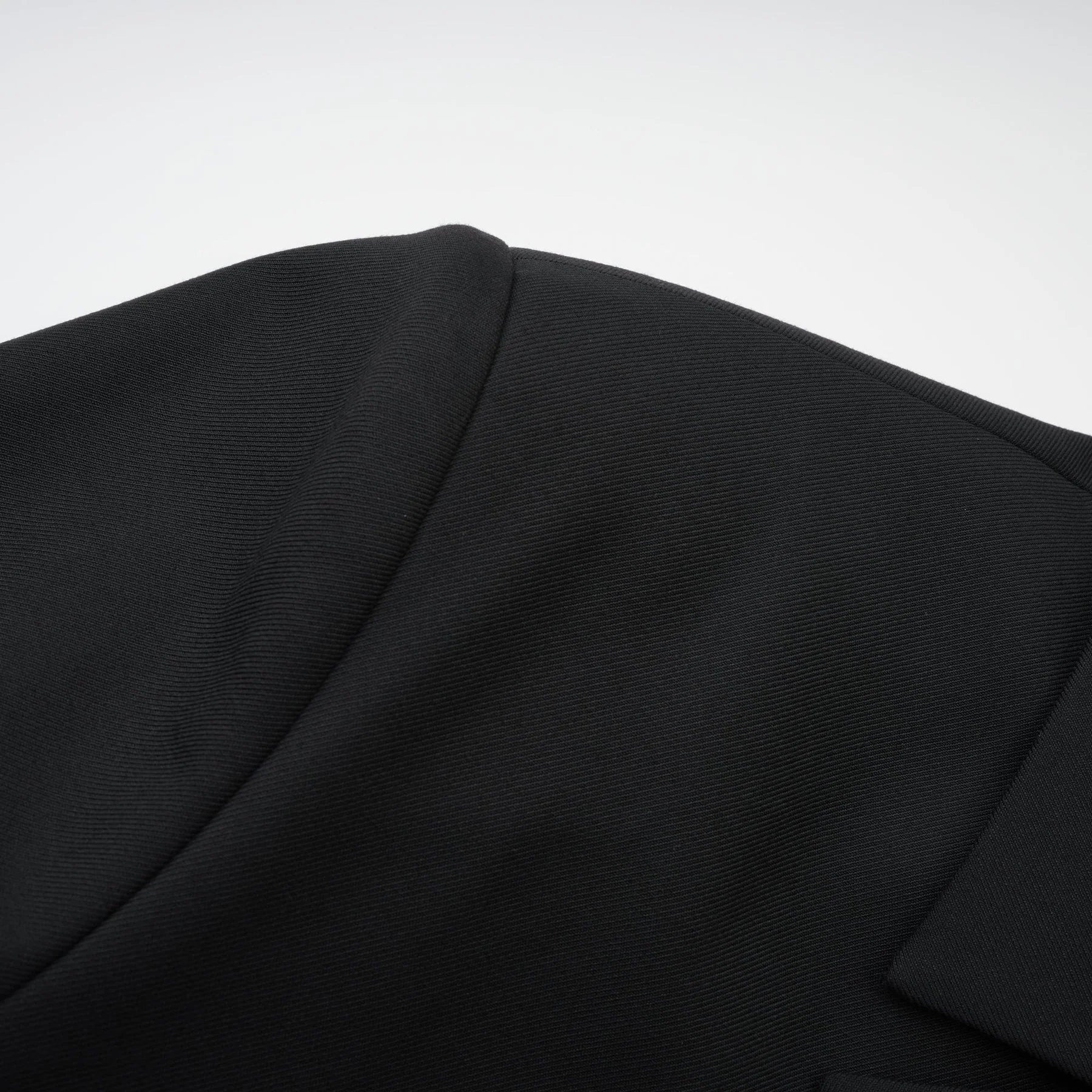 Luciana Blazer Black Wool Double Breasted Cinched & Padded