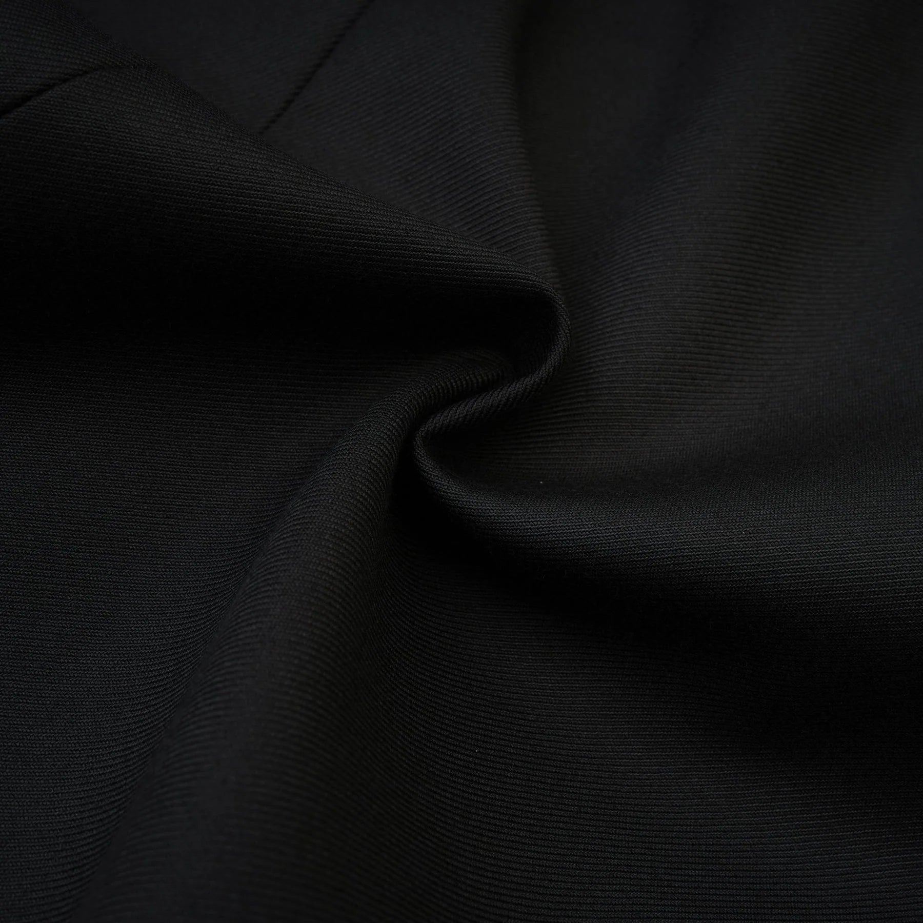 Luciana Blazer Black Wool Double Breasted Cinched & Padded
