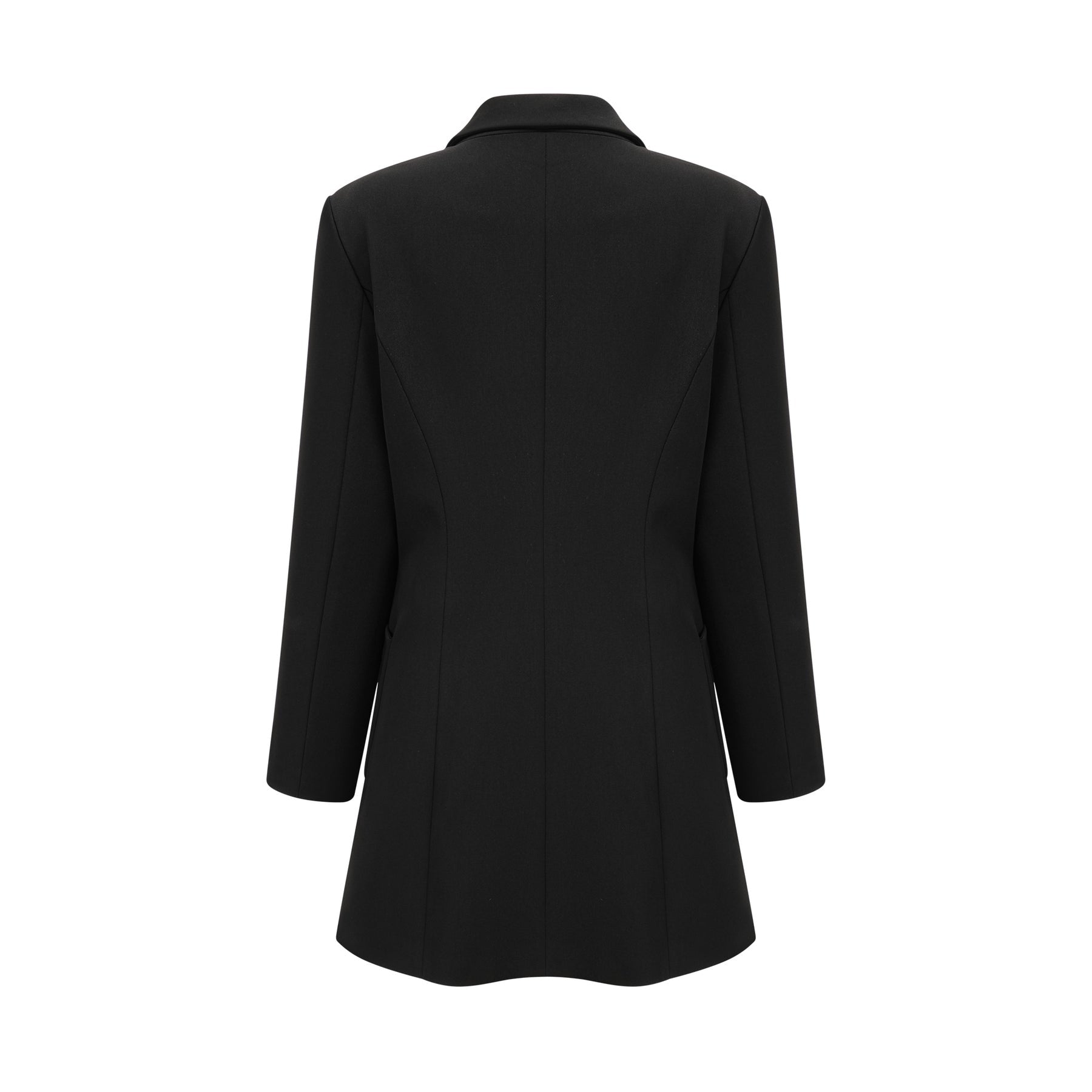 Lucrezia Blazer Black Single Breasted Dress