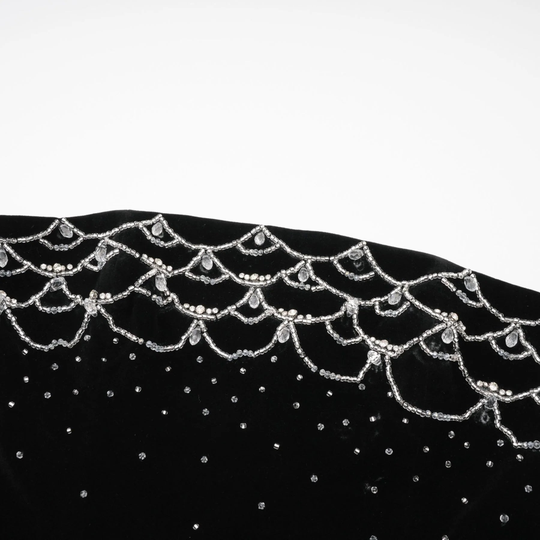 Lylah Mini Dress Black Velvet Offthe Shoulder Crystal Embellished