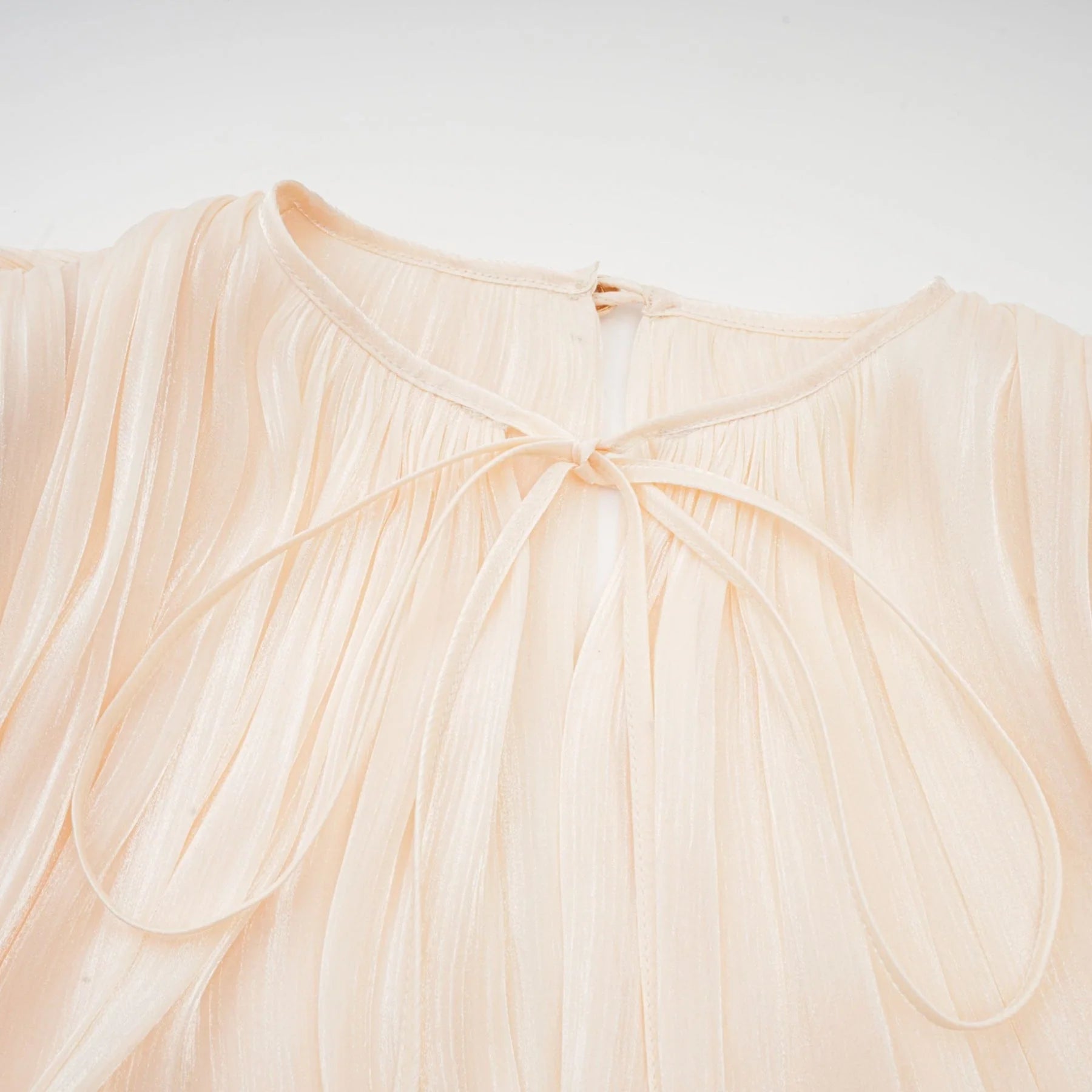 Macy Mini Dress with Twist Design and Ruffled Hem