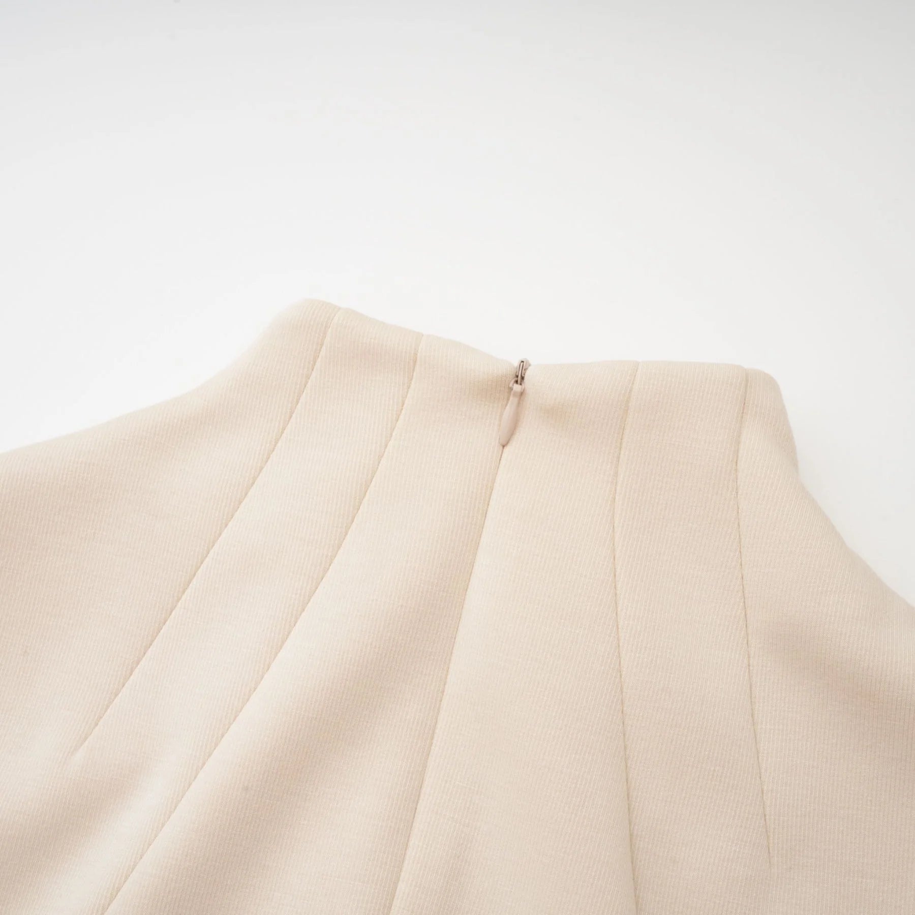 Madalynn Sleeveless Mock Neck Pleated Knitted Midi Dress