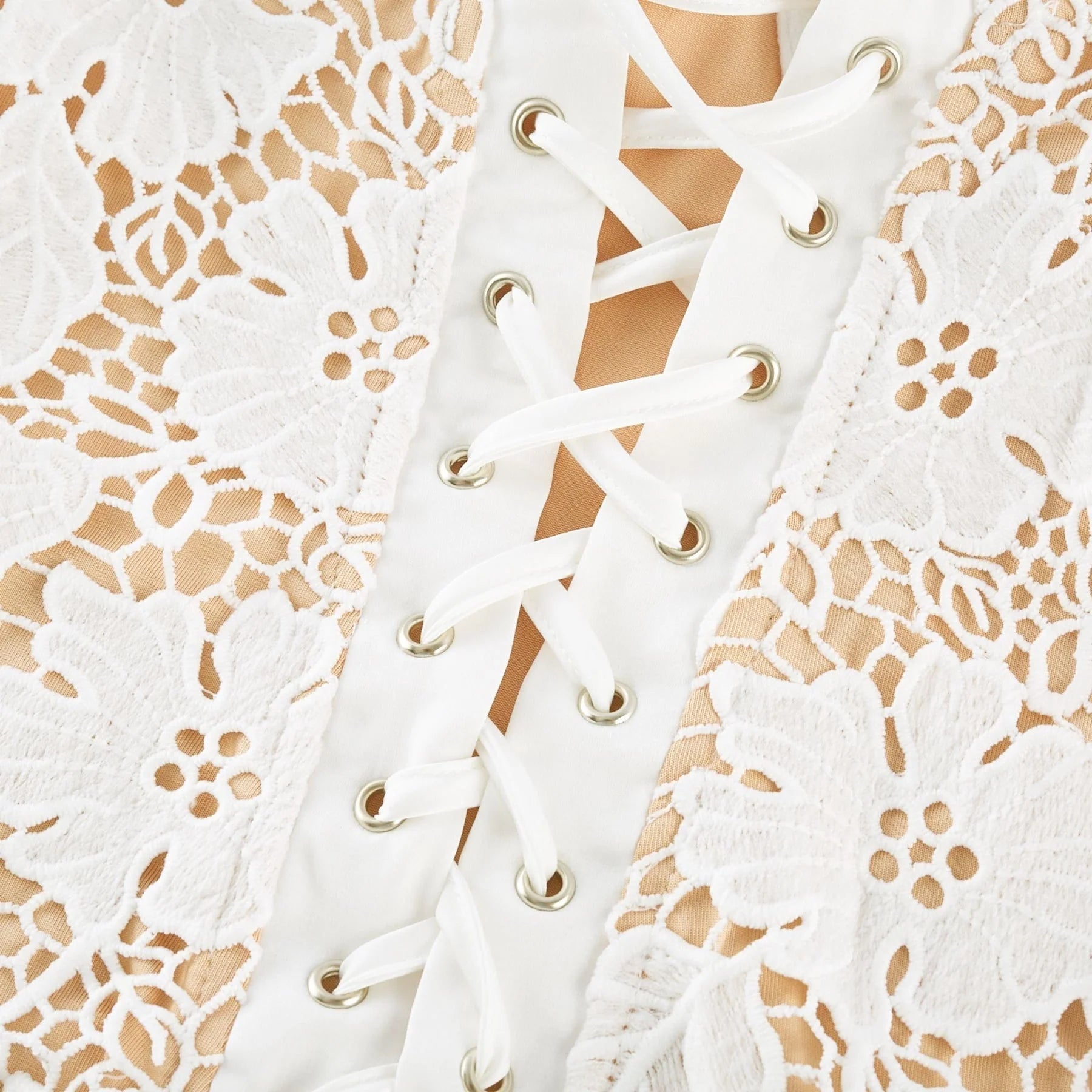 Maddalena Floral Midi Dress with Spaghetti Straps & Rear Tie Fastening
