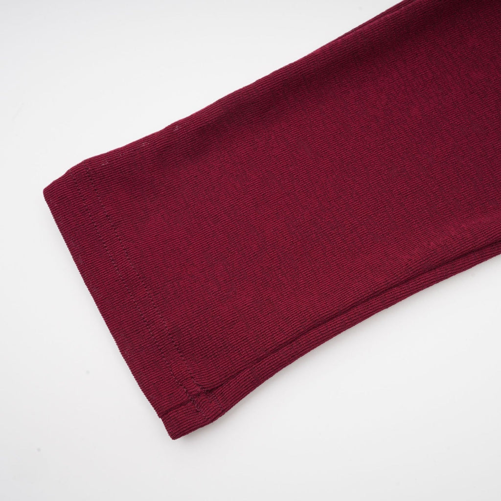 Maria Midi Dress - Vibrant Red with Flap Design & Long Sleeves