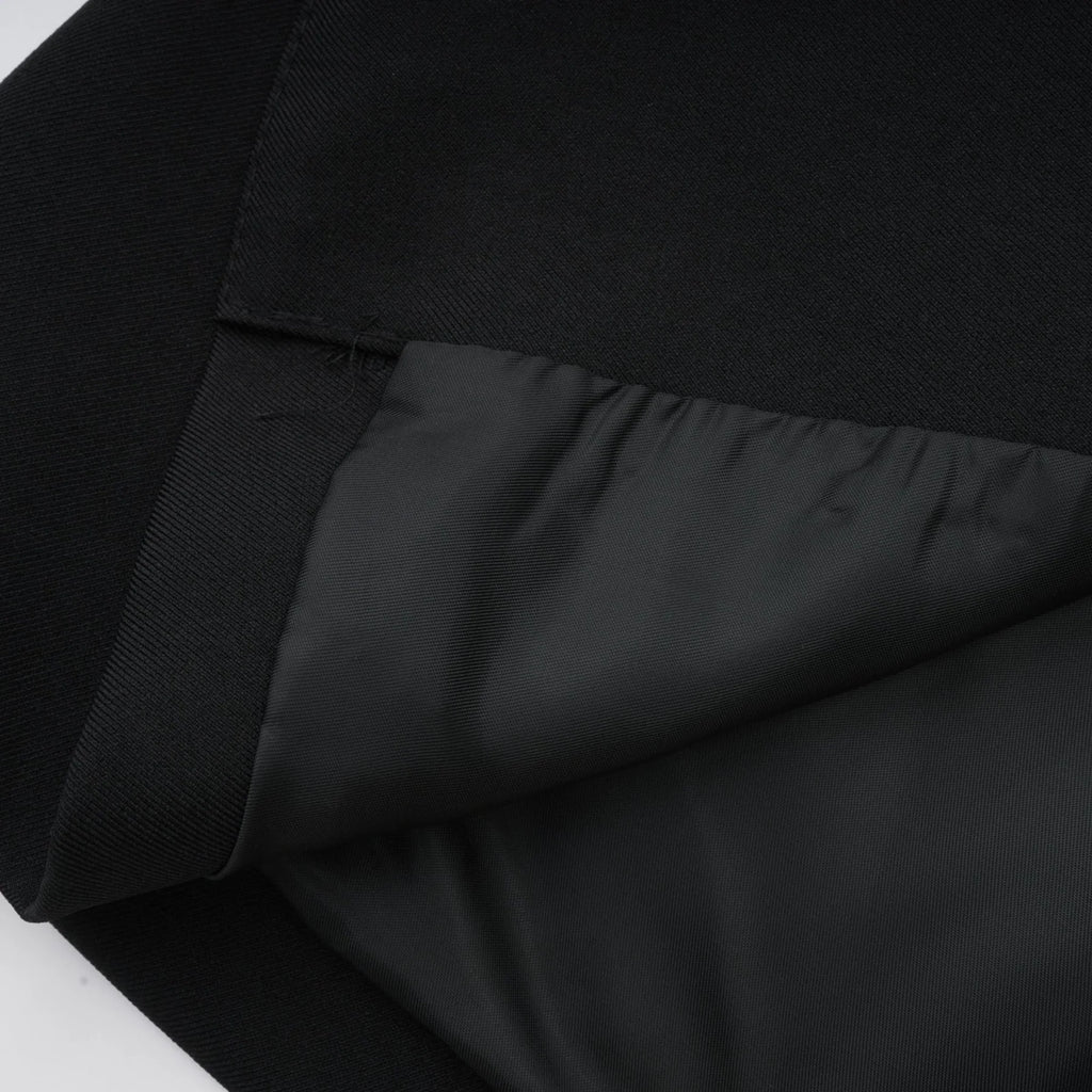 Mariangela Blazer - Long Sleeves - Peak Lapels - Oversize Bow Detailing - Cut - Out Design