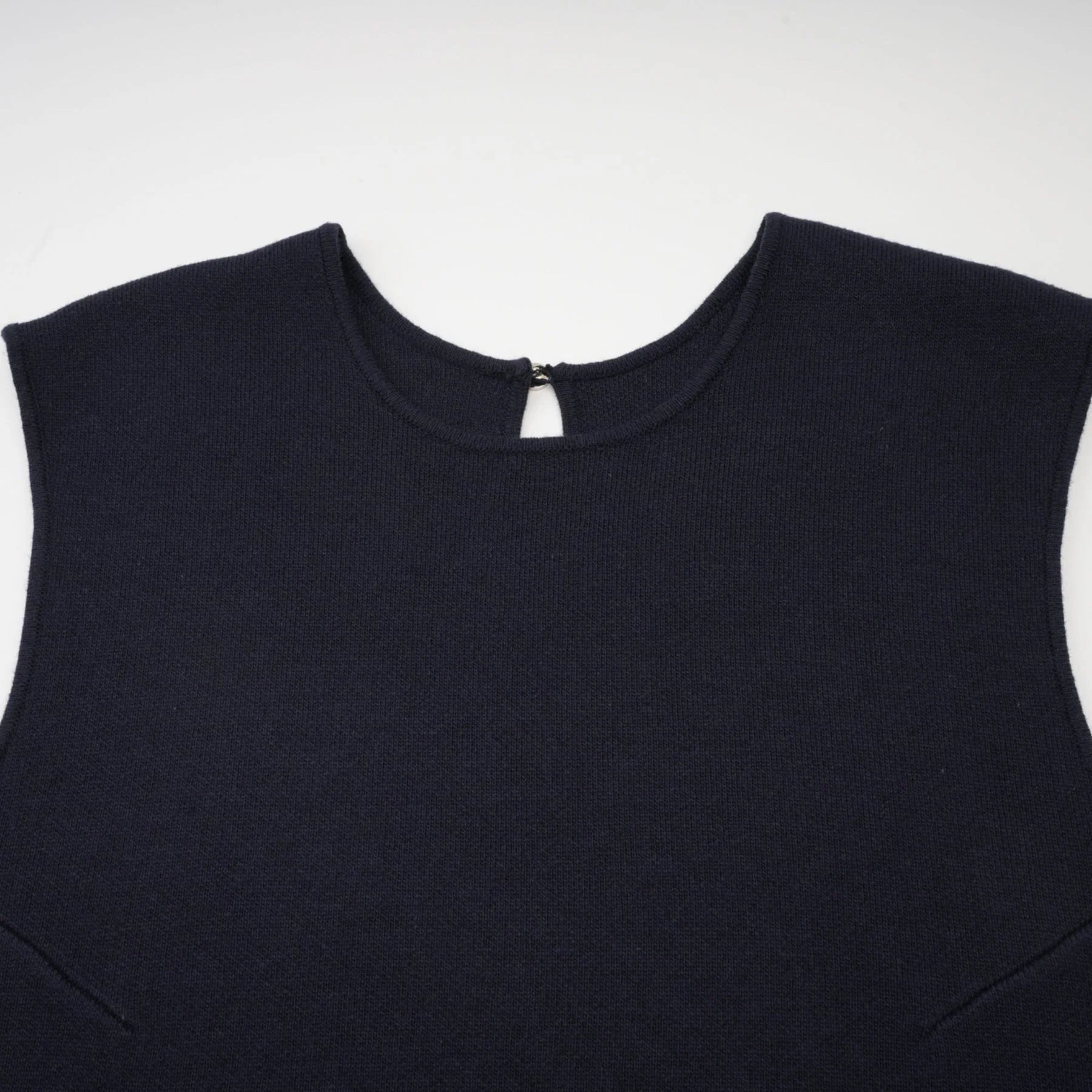 Mariarosa Top & Dress Dark Blue Knitted Matching Set