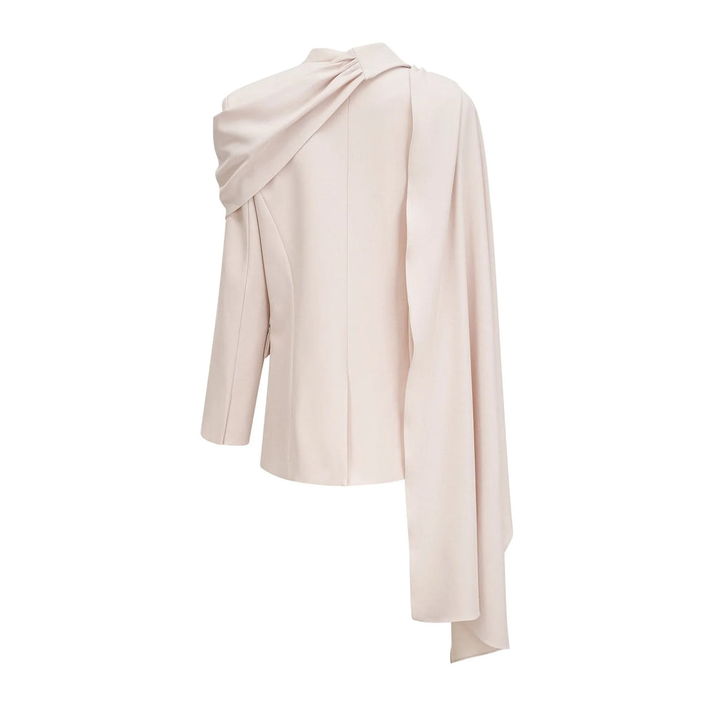 Marina Classic Jacket with Scarf Detailing