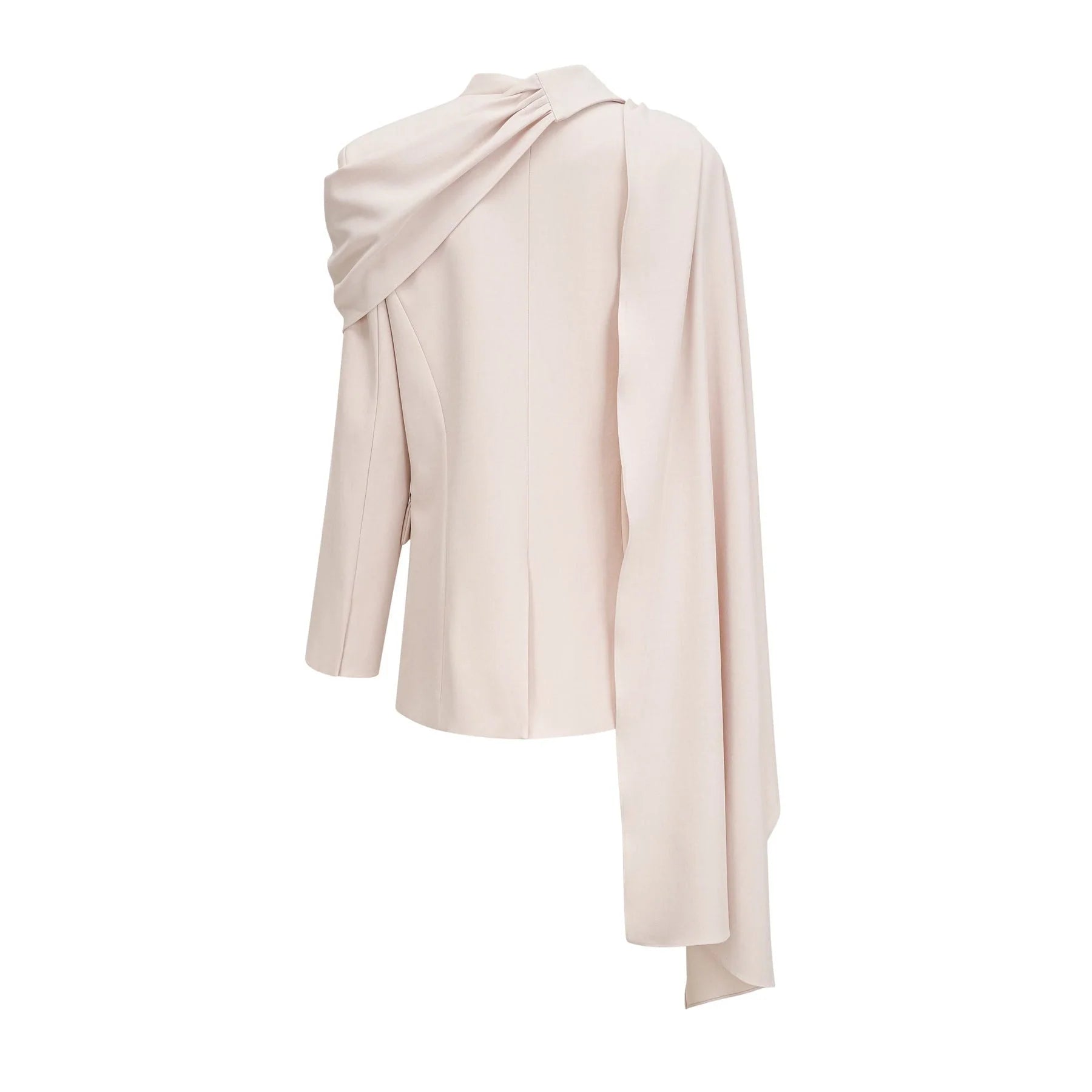 Marina Classic Jacket with Scarf Detailing
