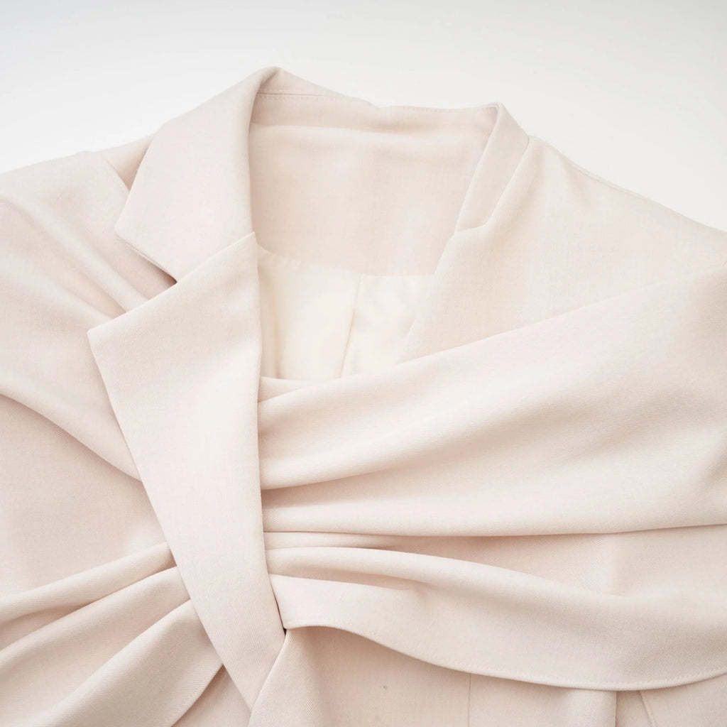 Marina Classic Jacket with Scarf Detailing