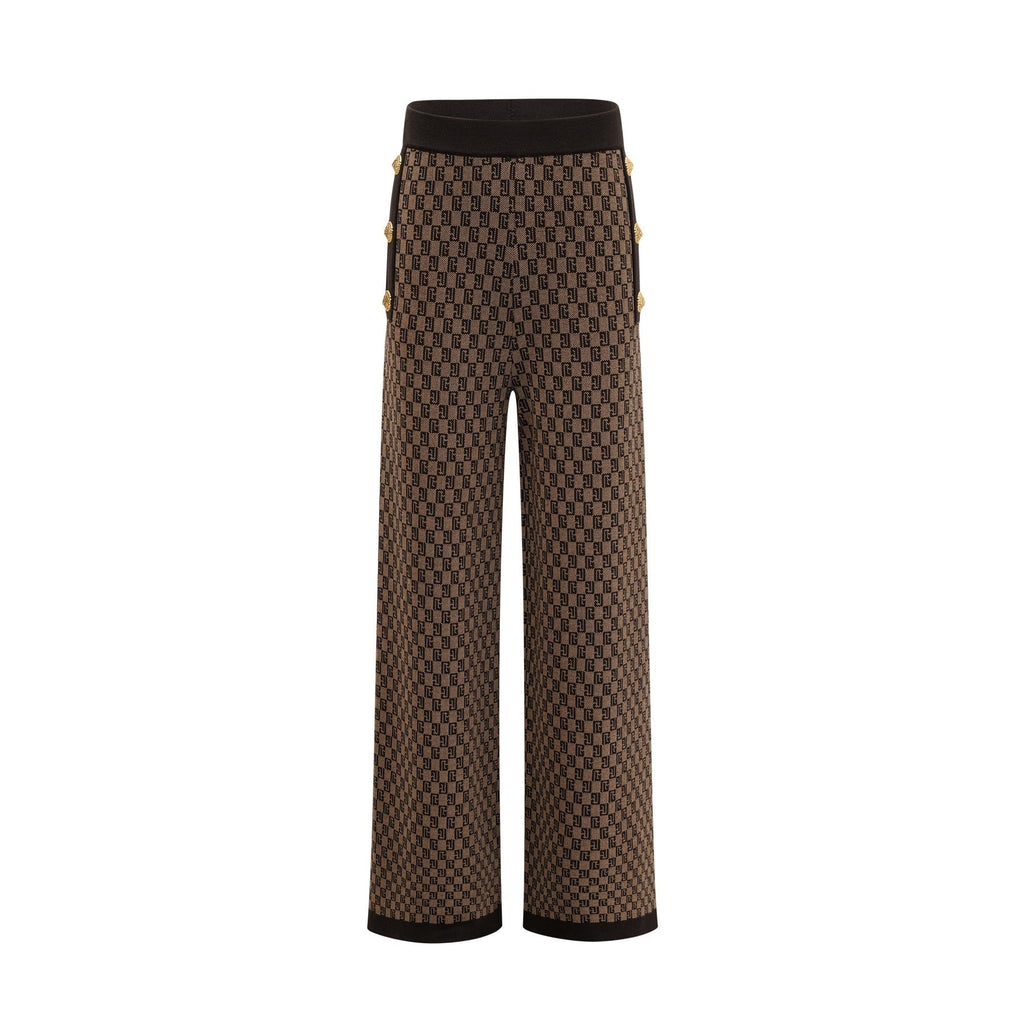 Marley Top & Trousers Monogram Jacquard Matching Set