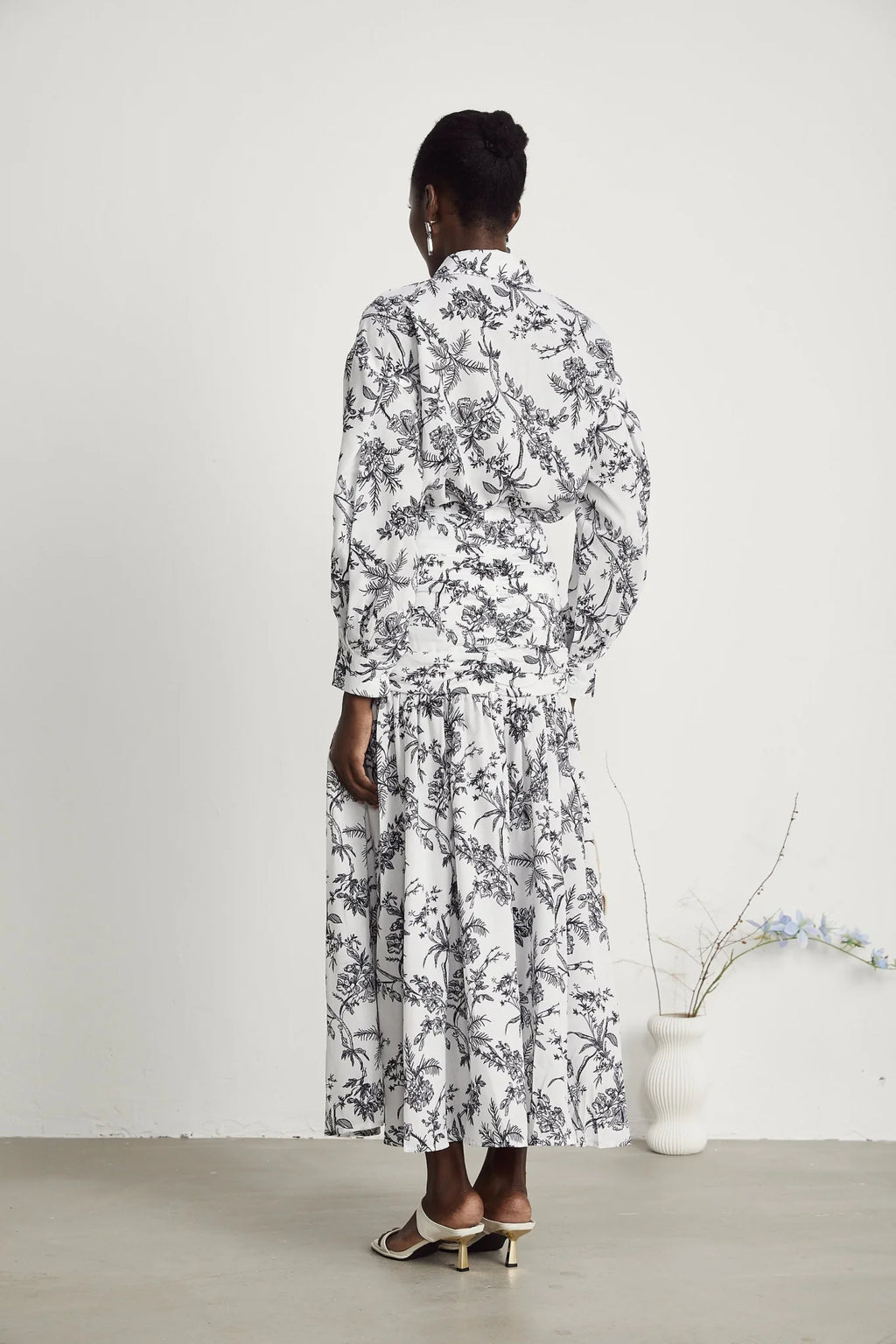 Maya Shirt & Skirt Graphic Print Matching Set