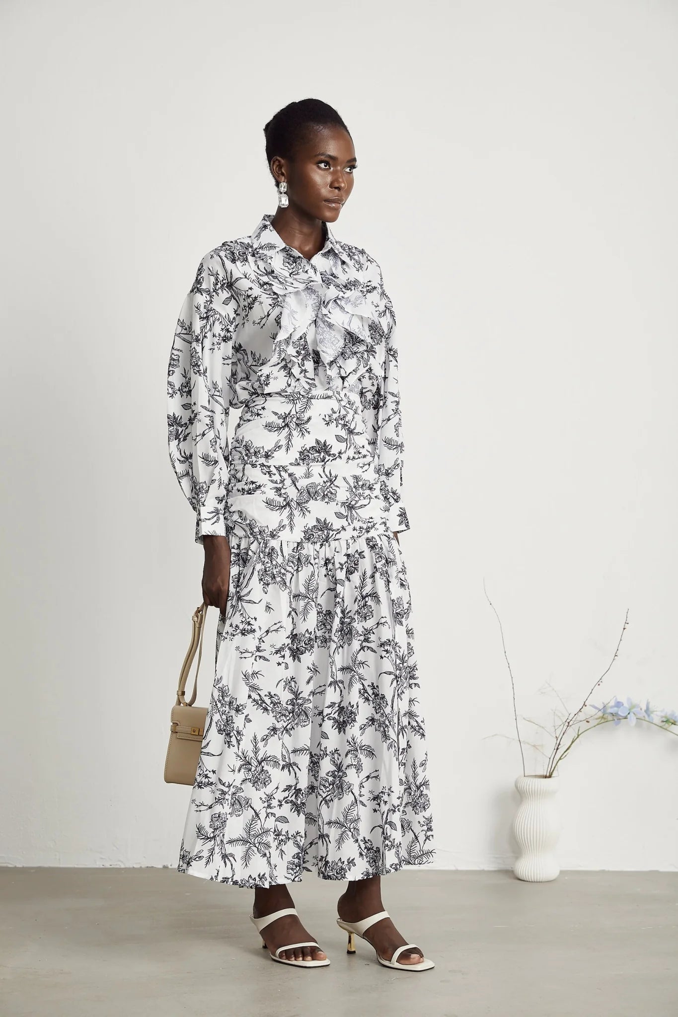 Maya Shirt & Skirt Graphic Print Matching Set