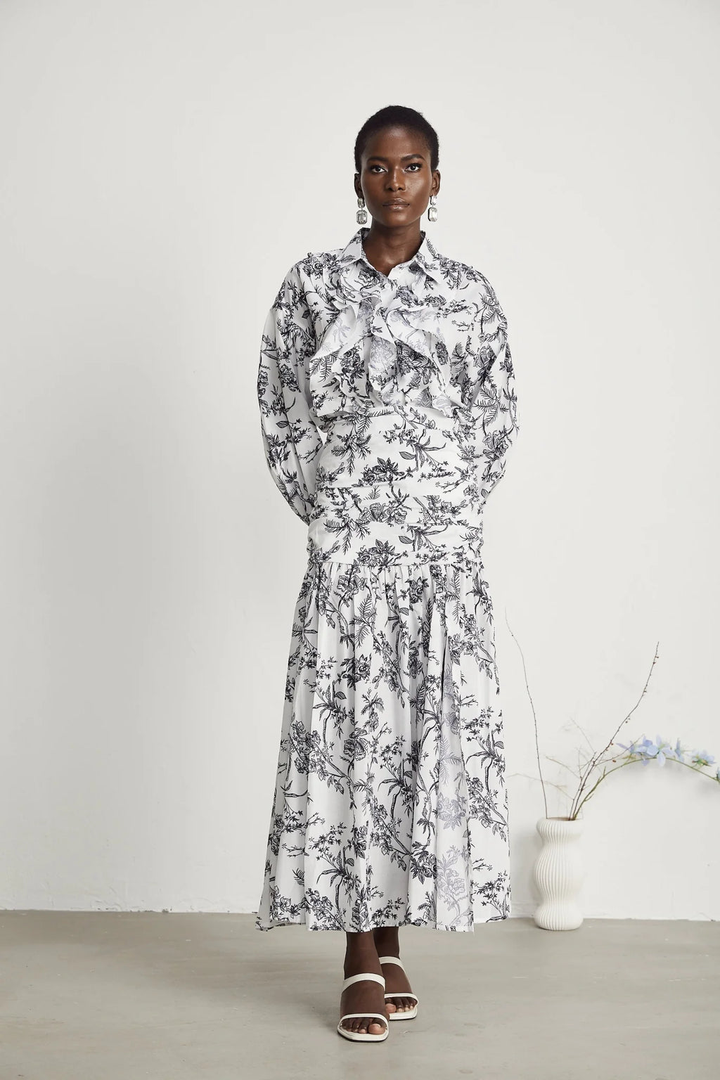 Maya Shirt & Skirt Graphic Print Matching Set