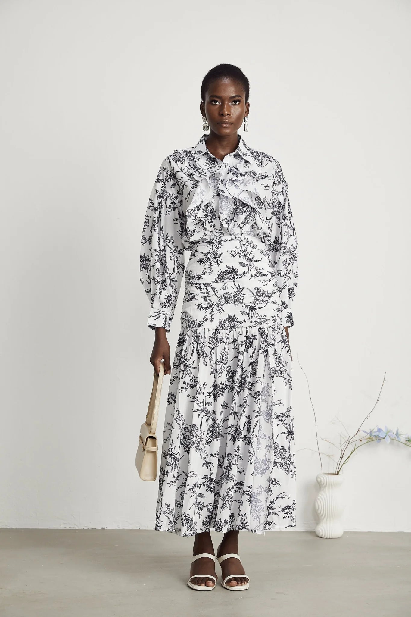 Maya Shirt & Skirt Graphic Print Matching Set