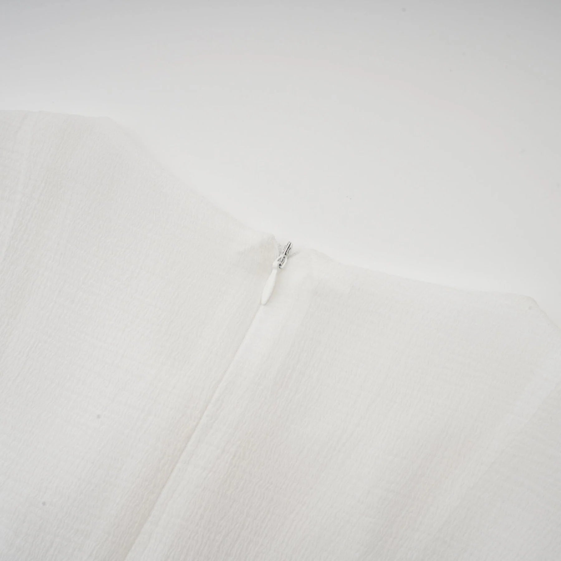 Mikayla Mini Dress Sheer White Flared Chic