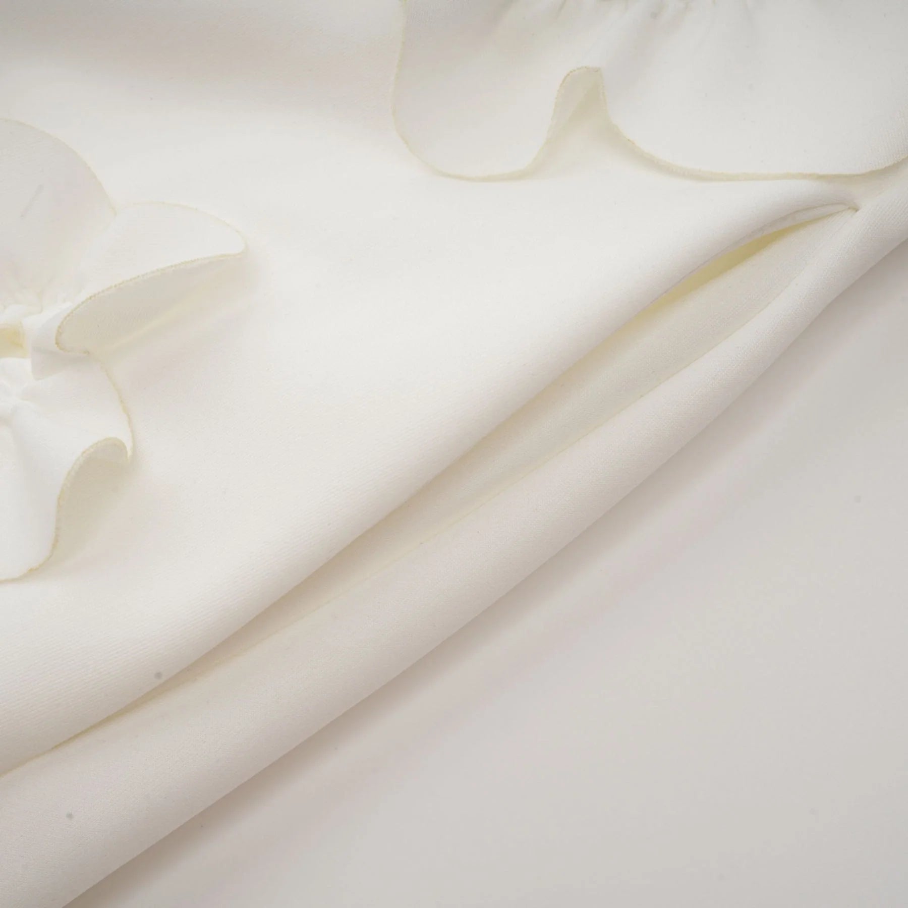 Miracle Maxi Dress - White - Bow - Tie Feature with Faux - Flower Embellishments