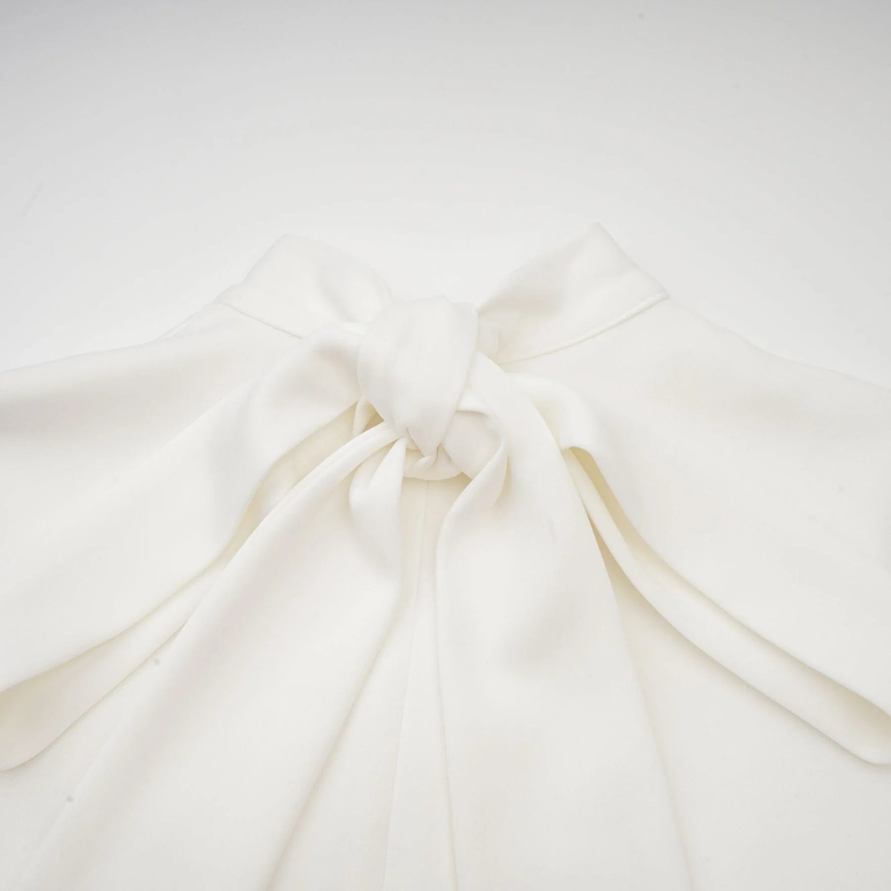 Miracle Maxi Dress - White - Bow - Tie Feature with Faux - Flower Embellishments