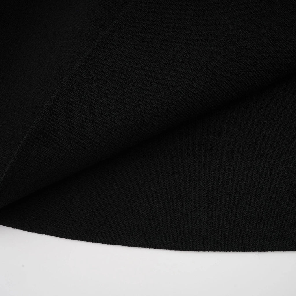 Miracle Mini Dress Crystal Bow Off Shoulder Black White Thigh