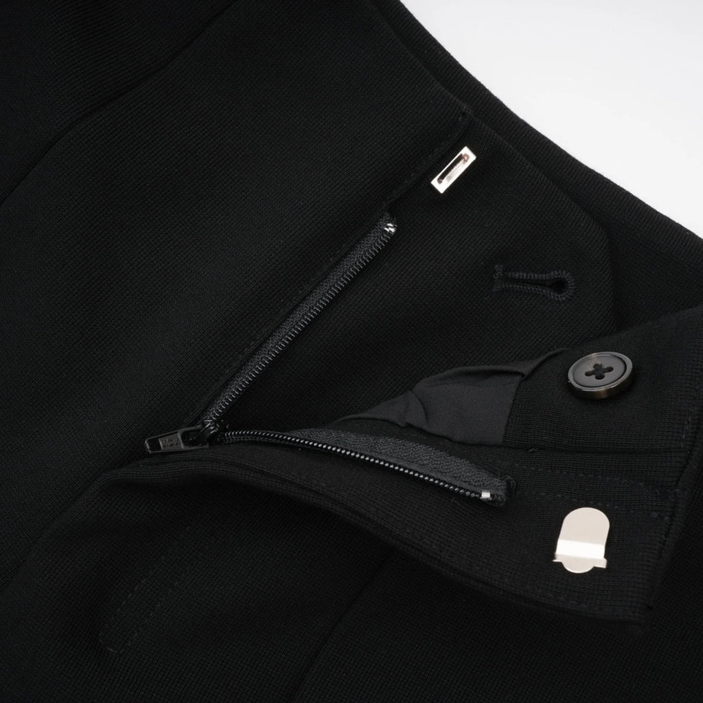 Miranda Black Belted Shorts with Gold - Tone Hardware