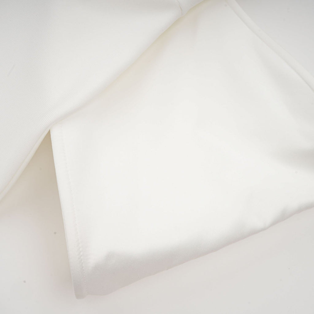 Natalia Dress White Oversize - Bow Maxi