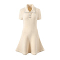 Nicole Mini Dress with Lapel Design