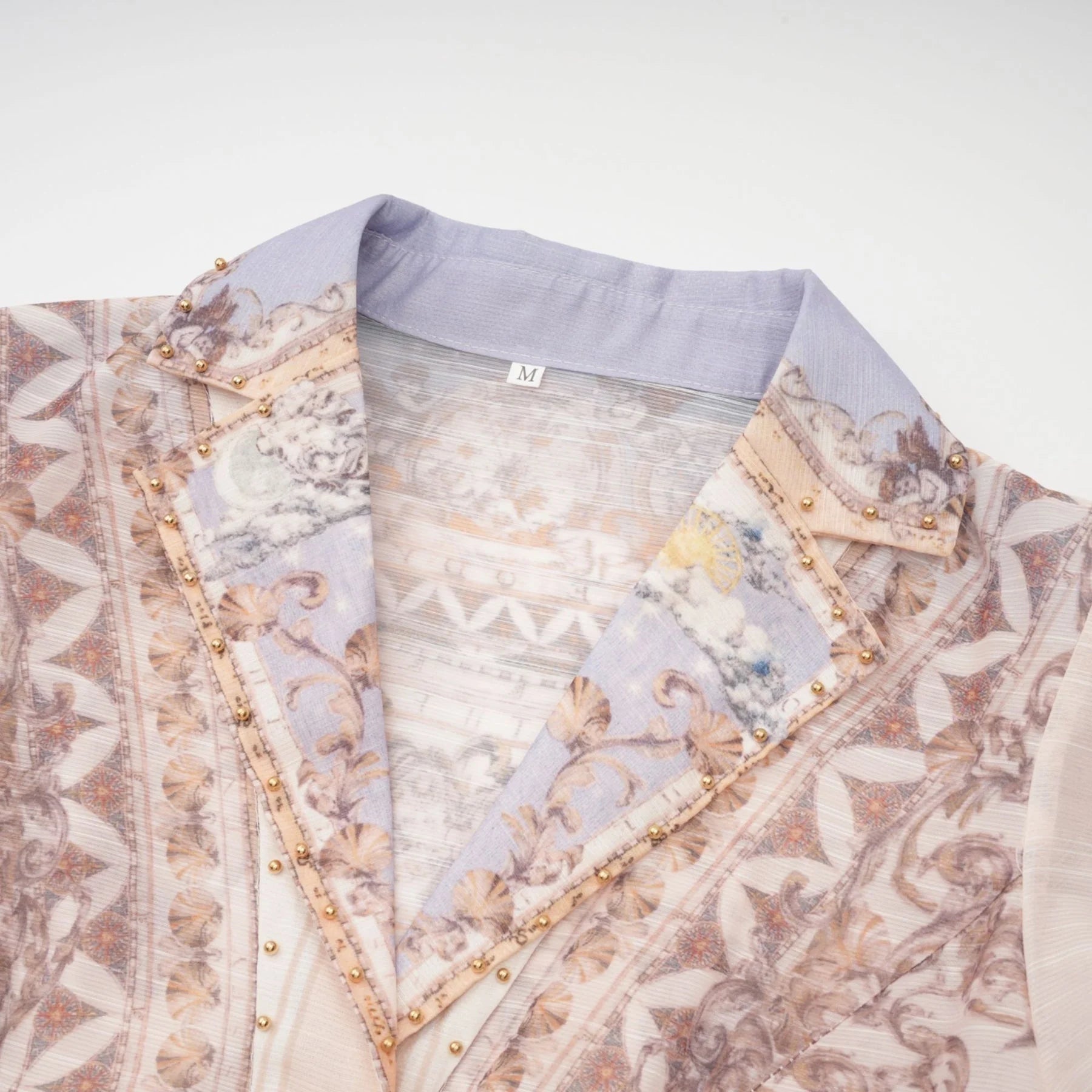 Ninfa Mini Dress with Pattern Print and Belt