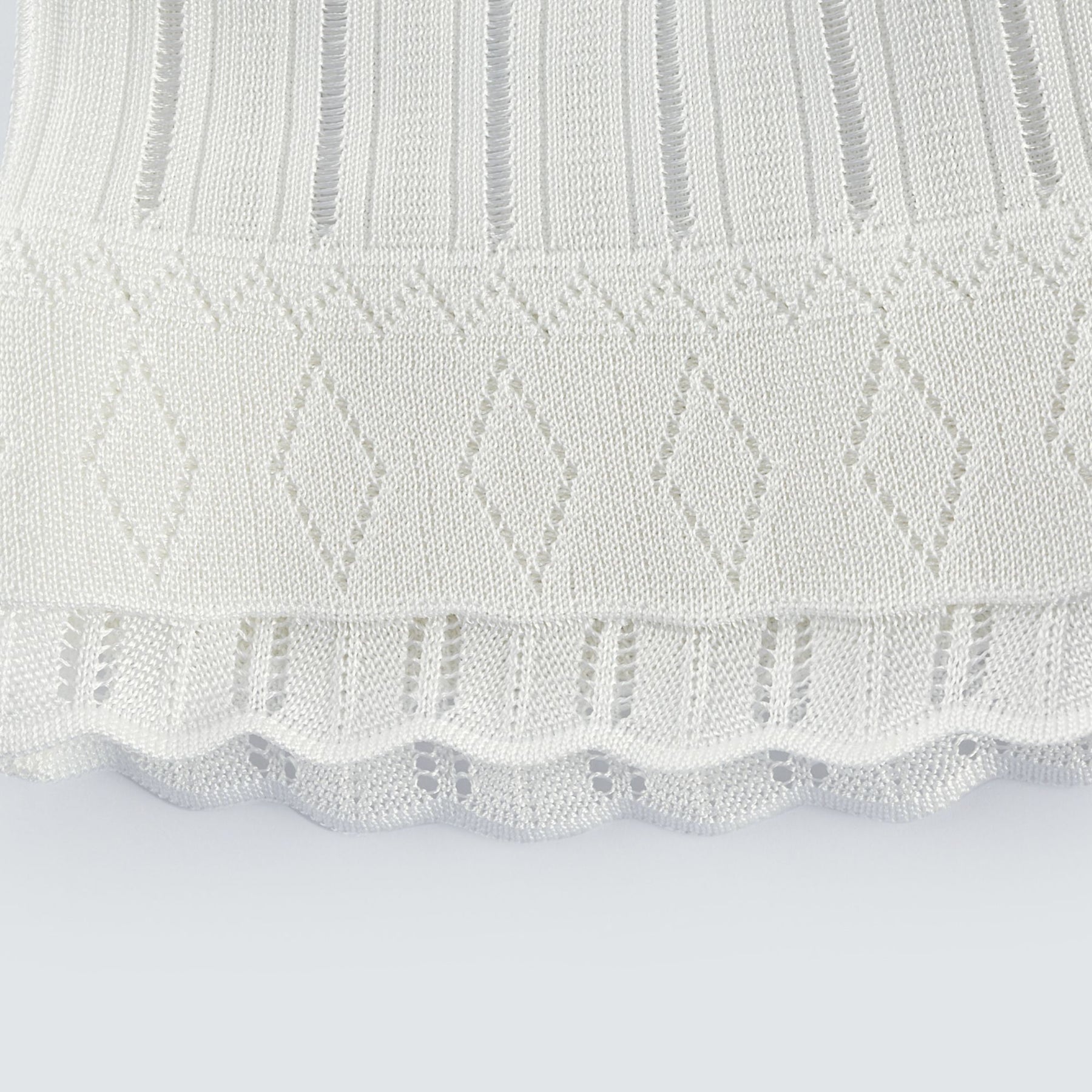 Noémie White Sleeveless Mini Dress With Flared Skirt