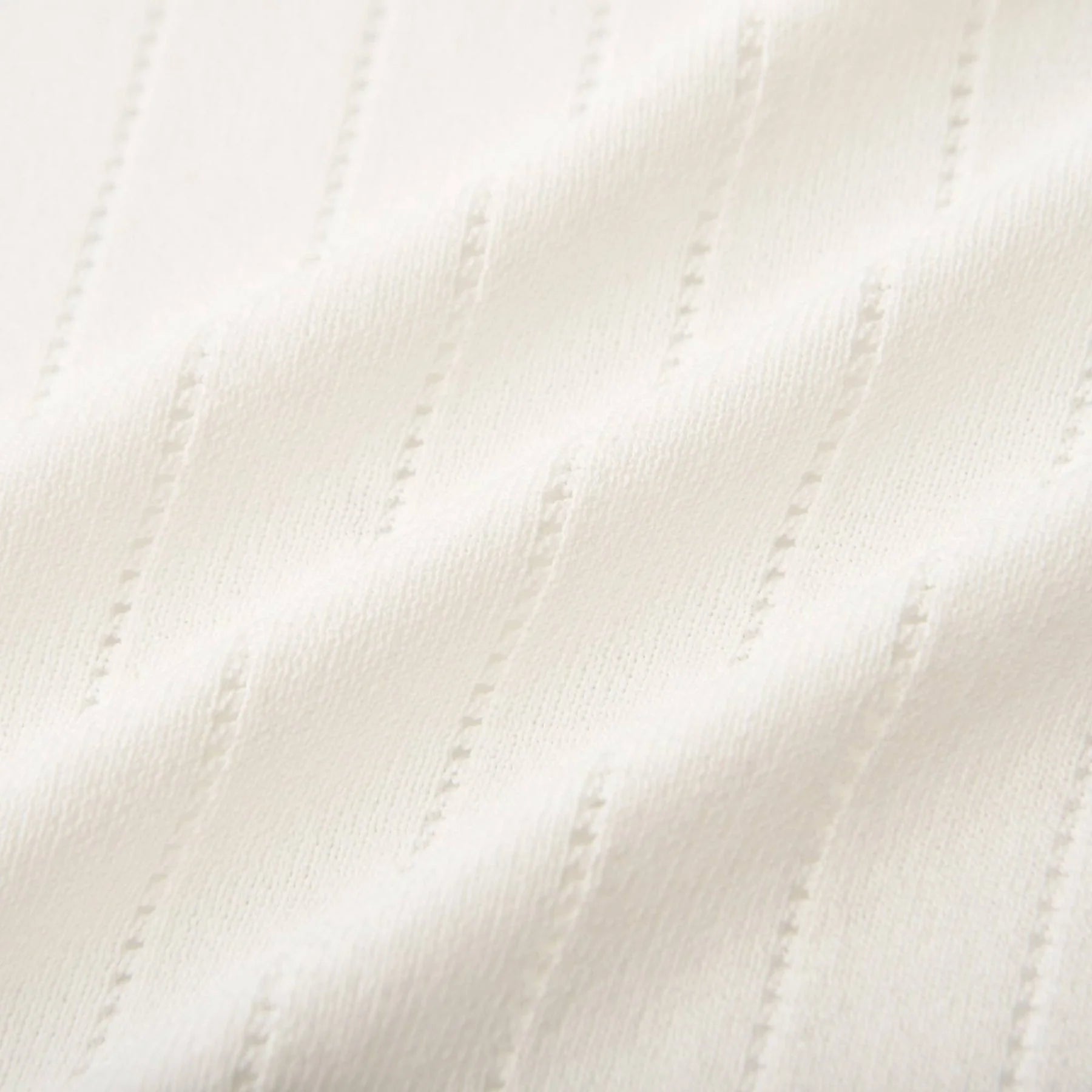 Oakley Skirt & Top Set Rib Knitted Button Detail White