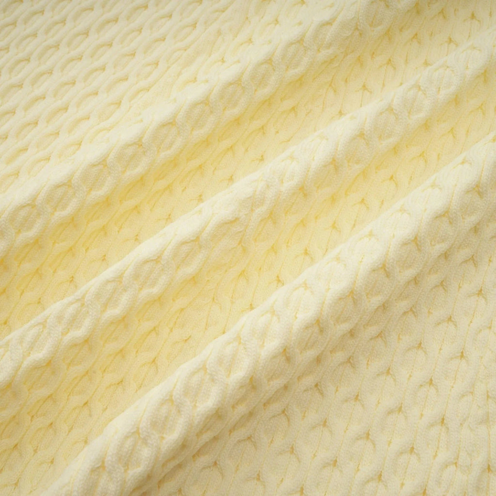 Paige Knitted Dress with Nautical Detail in Yellow