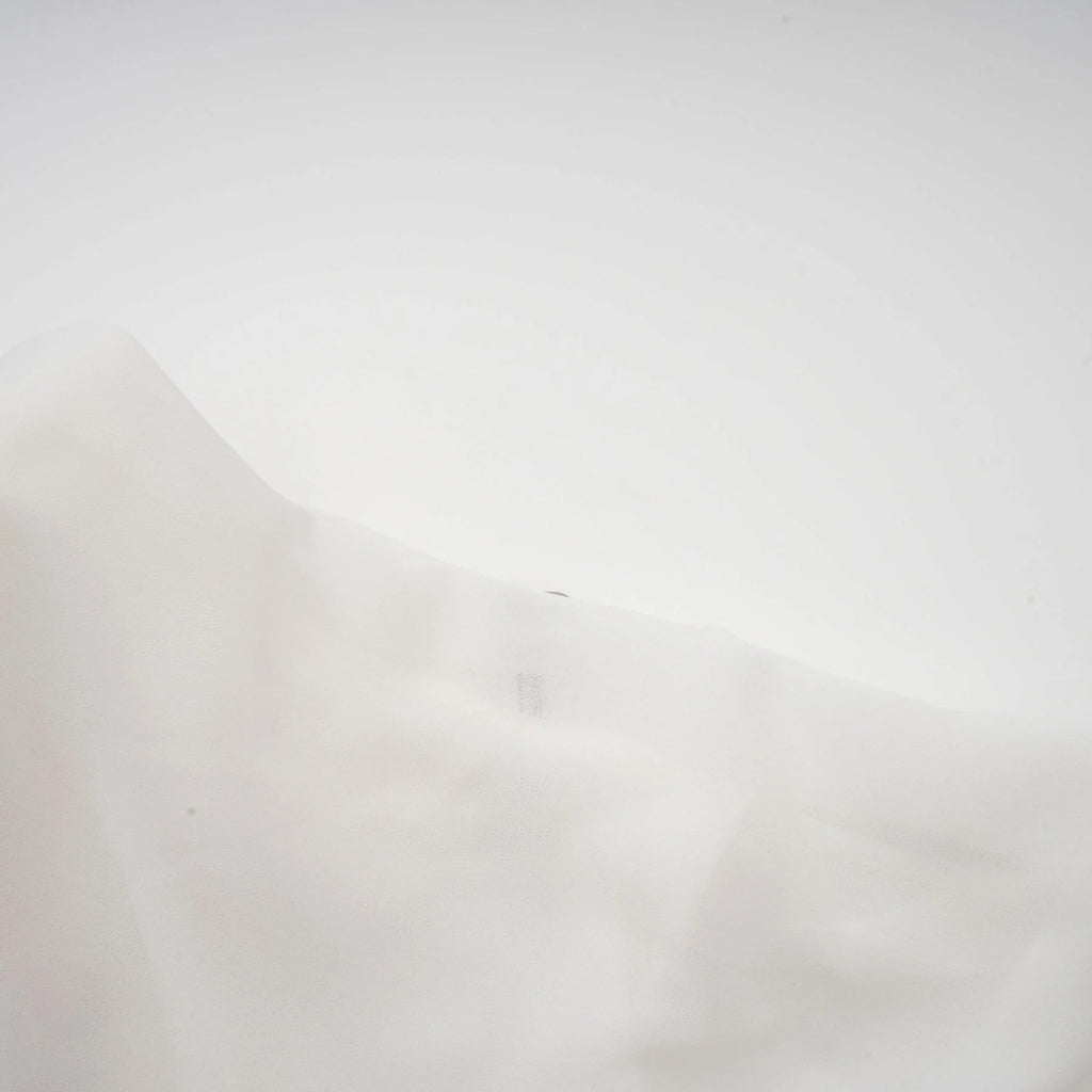 Paris Blouse Paris Chiffon One Shoulder White Asymmetric Hem Blouse