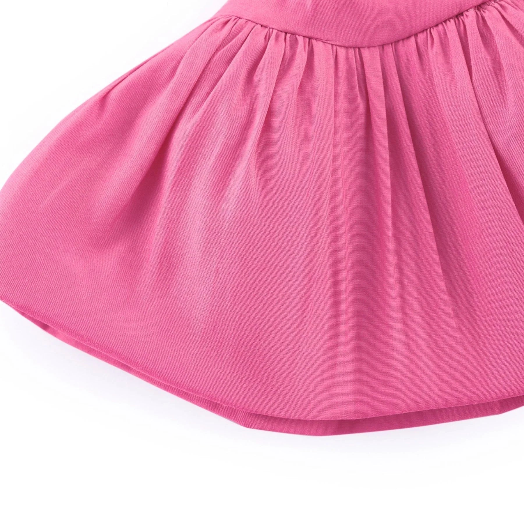 Pasqualina Skirt & Top Set Pink Ruffled Pleated Design