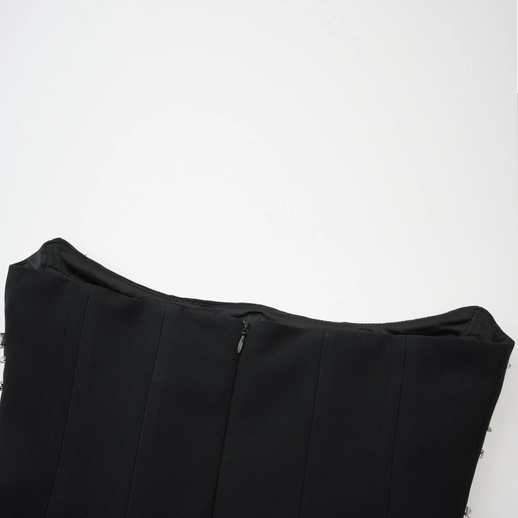 Patrizia Maxi Dress - Off Shoulder Pleated Design with Crystal Embellishment & Flared Hem