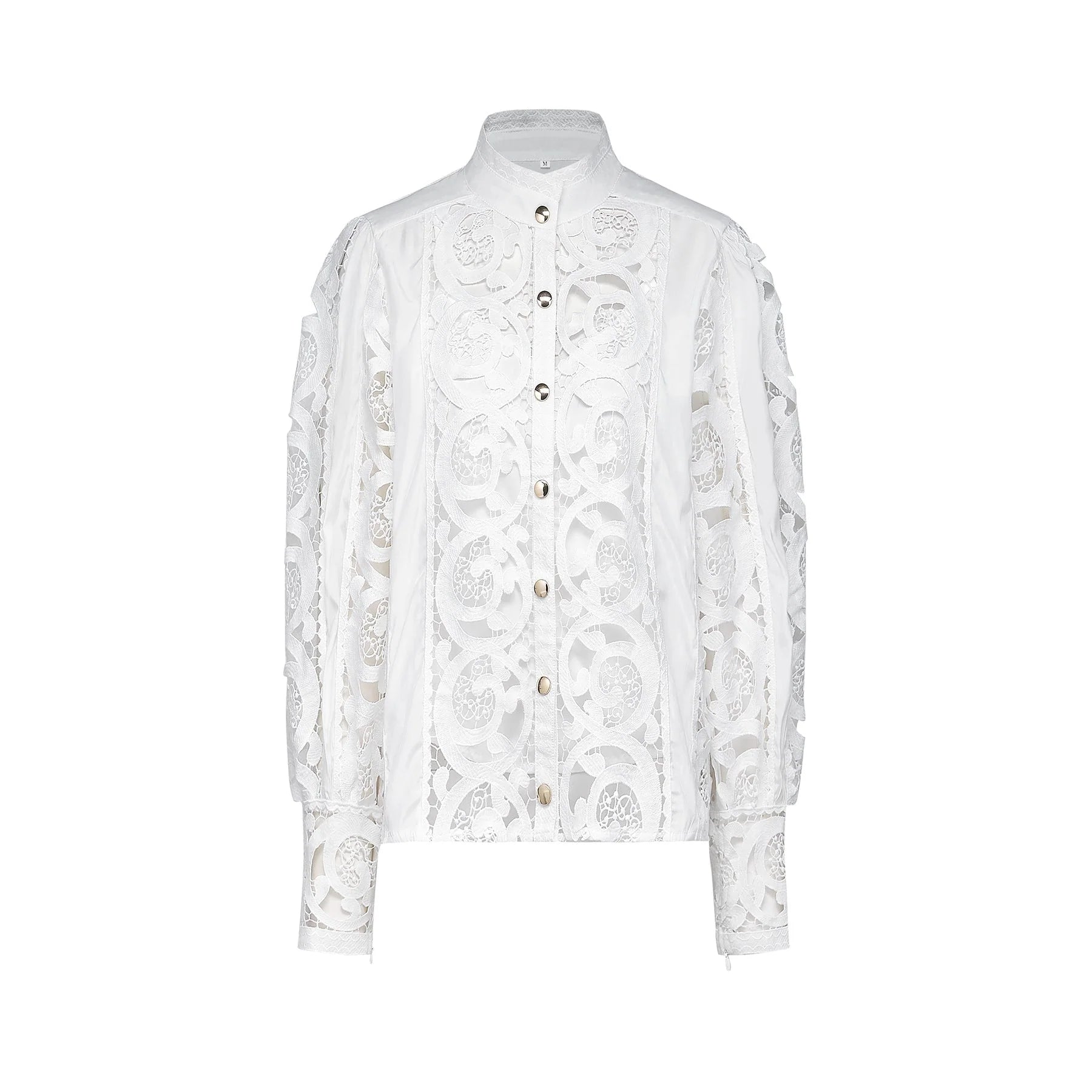 Patrizia Shirt & Skirt White Lace Floral Set