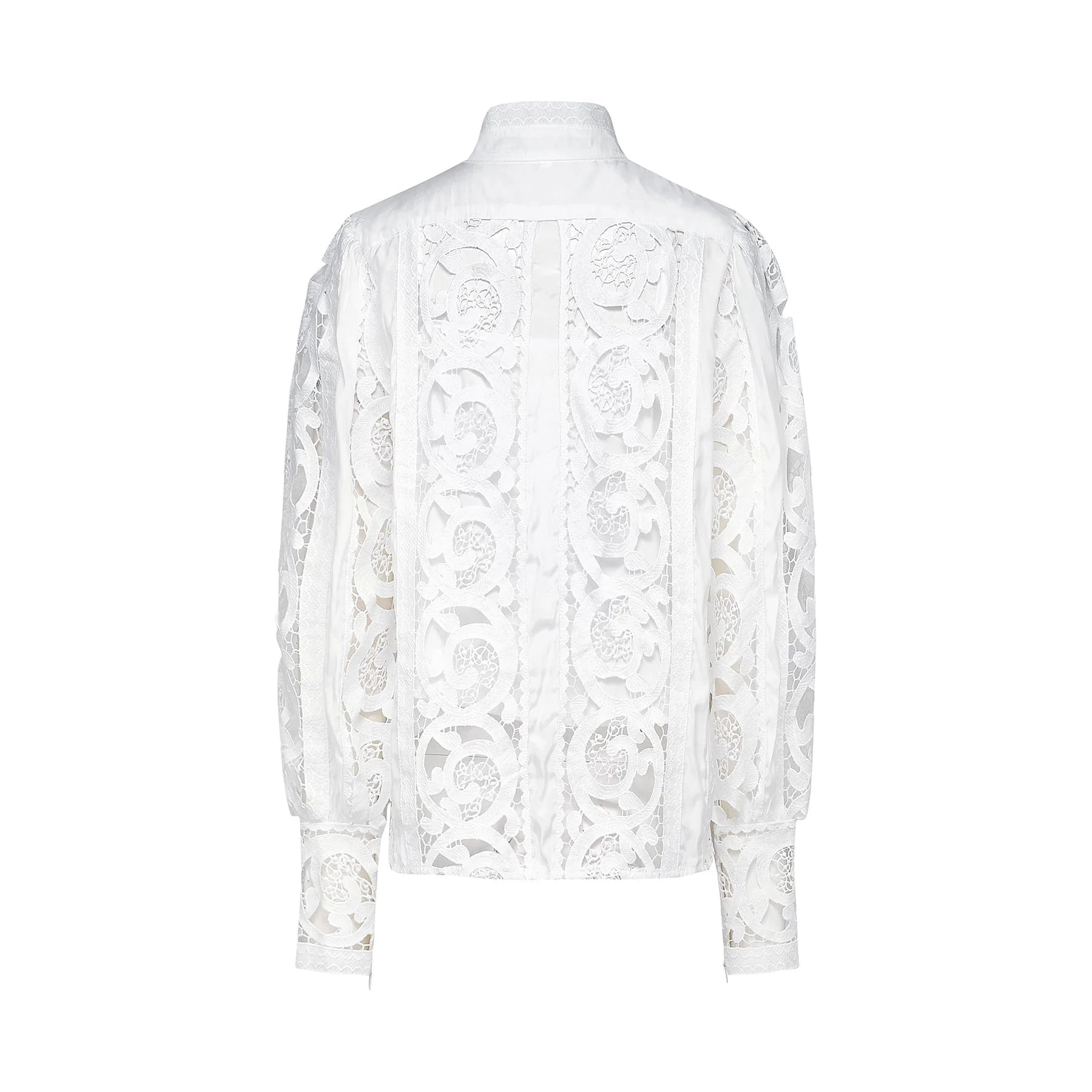 Patrizia Shirt & Skirt White Lace Floral Set