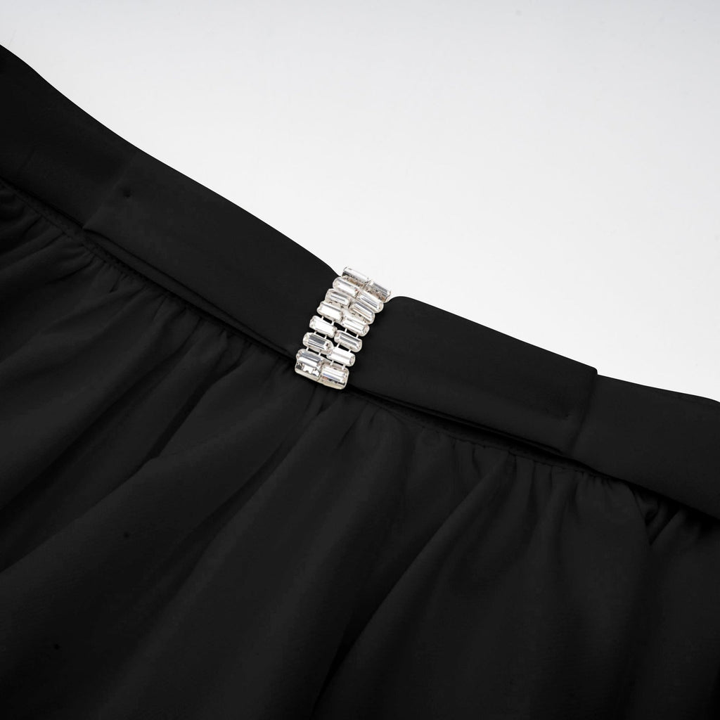 Pellegrina Blouse & Skirt Crystal Bow Set